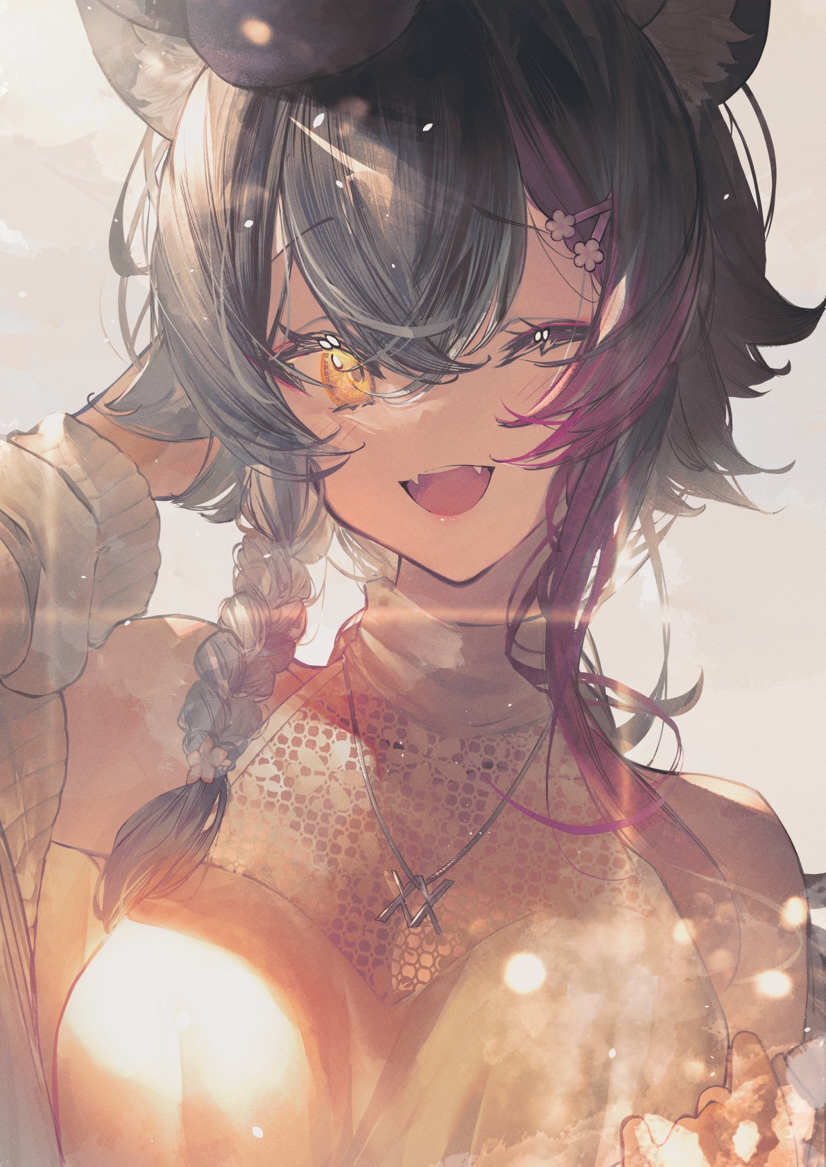 Ookami Mio Hololive Virtual Youtuber HD Phone Wallpaper