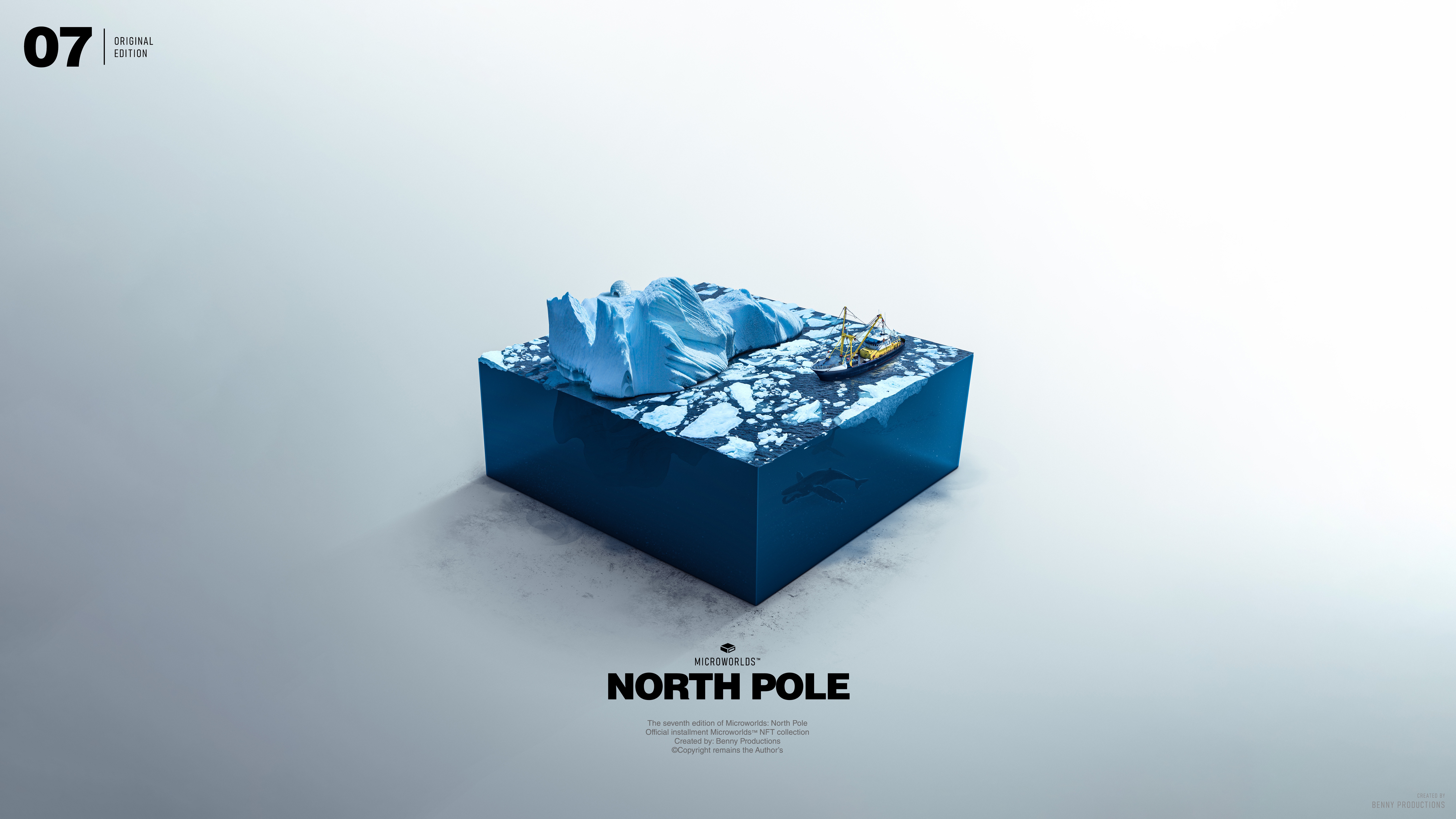 Microworlds North Pole 4K HD Wallpaper