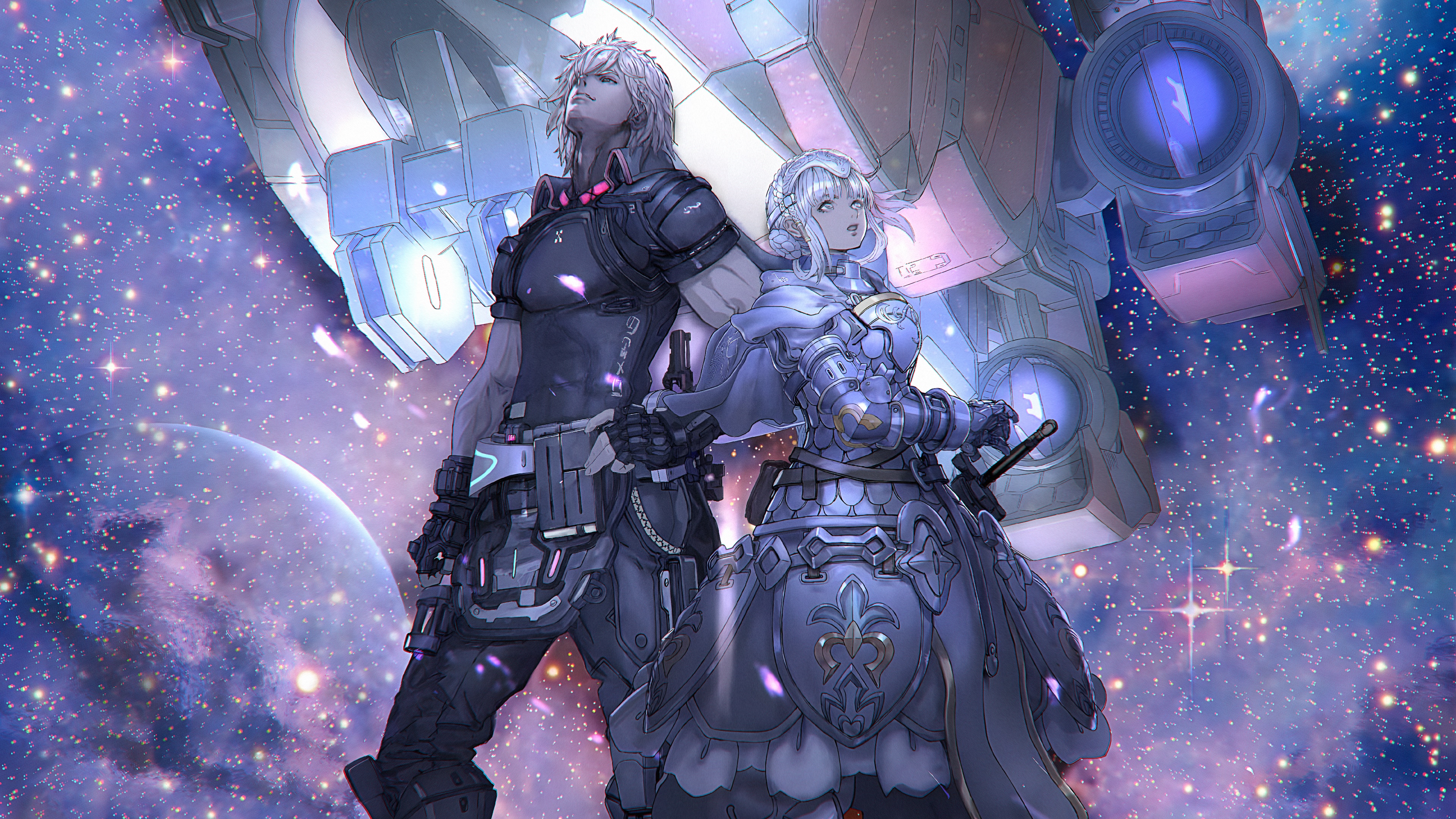 4K Star Ocean: The Divine Force Laeticia and Raymond HD Wallpaper
