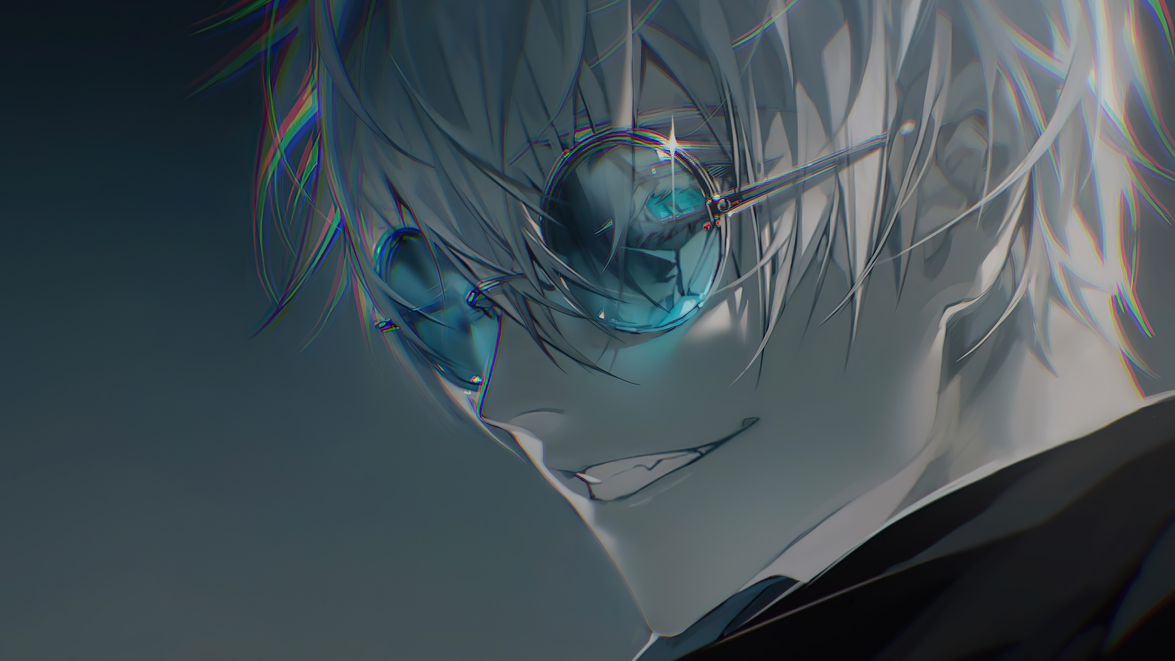 Satoru Gojo wearing sunglasses, Jujutsu Kaisen HD Wallpaper