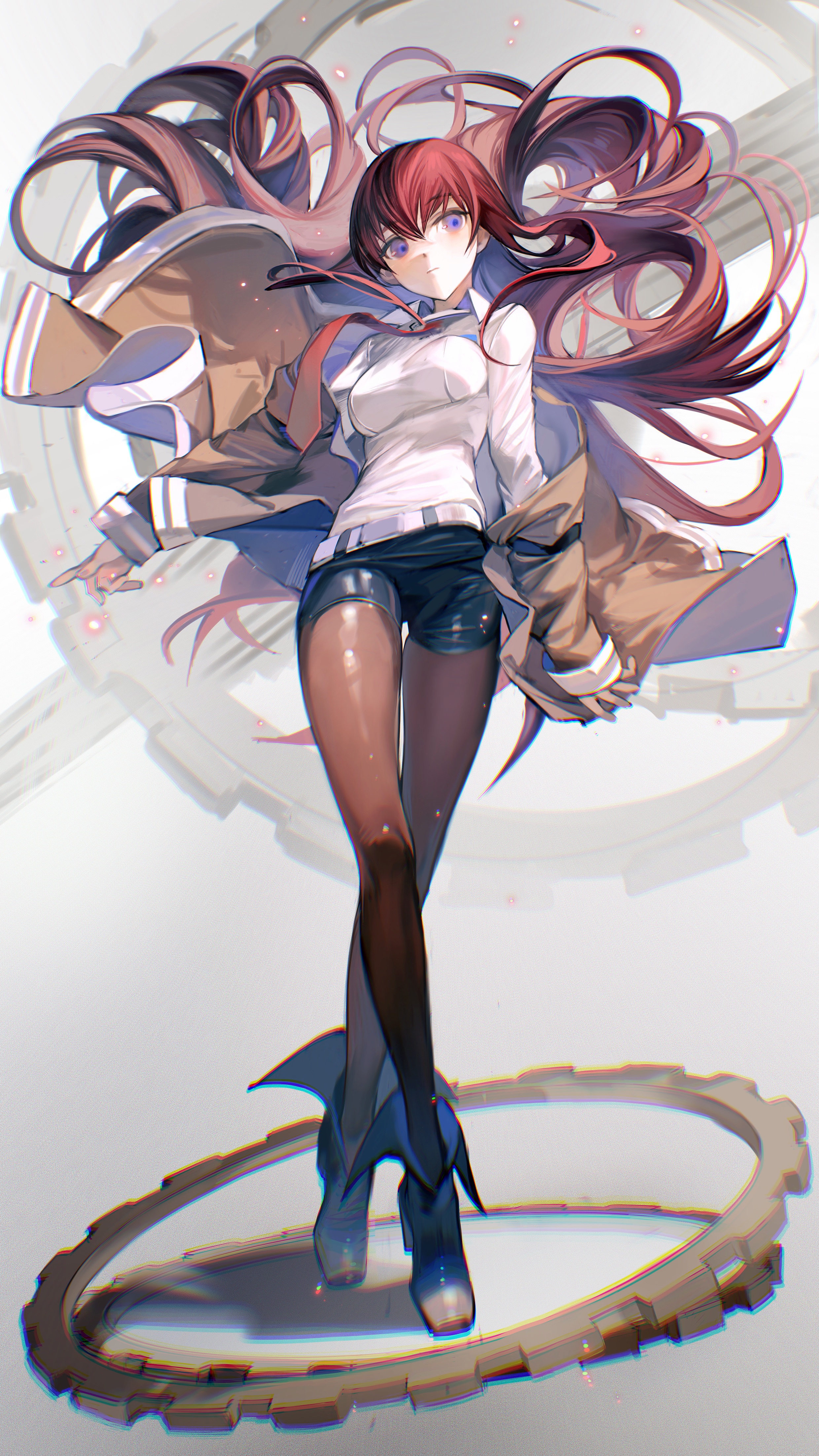 Makise Kurisu from Steins;Gate by Rumoon HD Phone Wallpaper