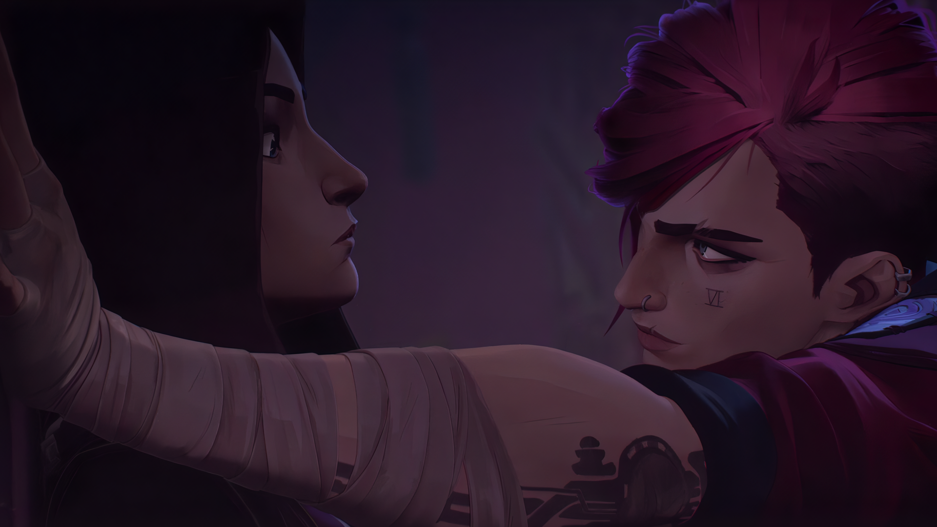Vi and Caitlyn from Arcane HD Wallpaper