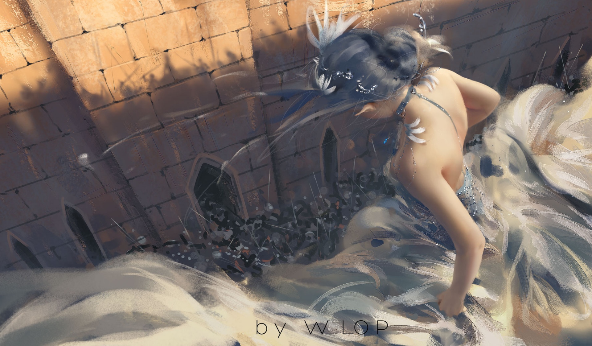 Ghostblade by WLOP HD Wallpaper