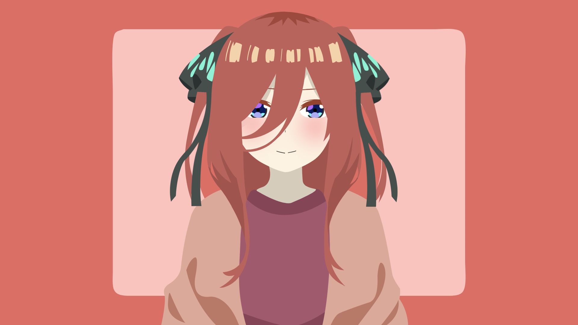 Nakano Miku from 5-toubun no Hanayome HD Wallpaper