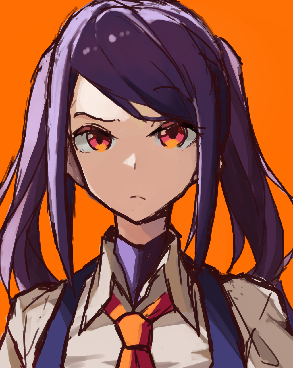 Julianne Stingray from VA-11 Hall-A with purple twintails HD Phone Wallpaper