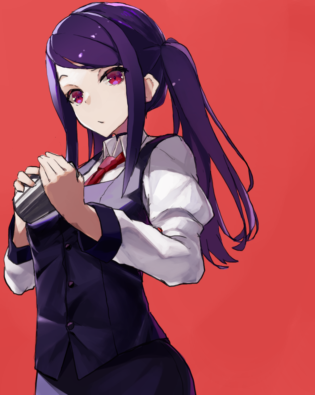 Julianne Stingray from Va-11 Hall-A holding a cocktail shaker HD Phone Wallpaper