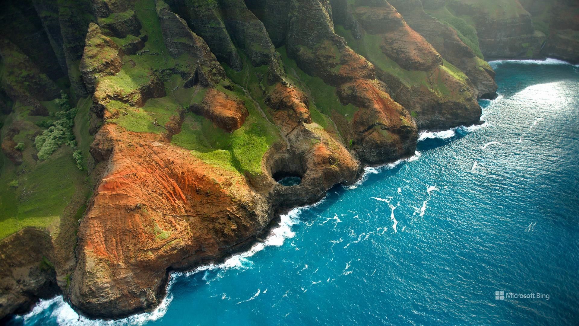 Na Pali Coast, Kauai, Hawaii HD Wallpaper