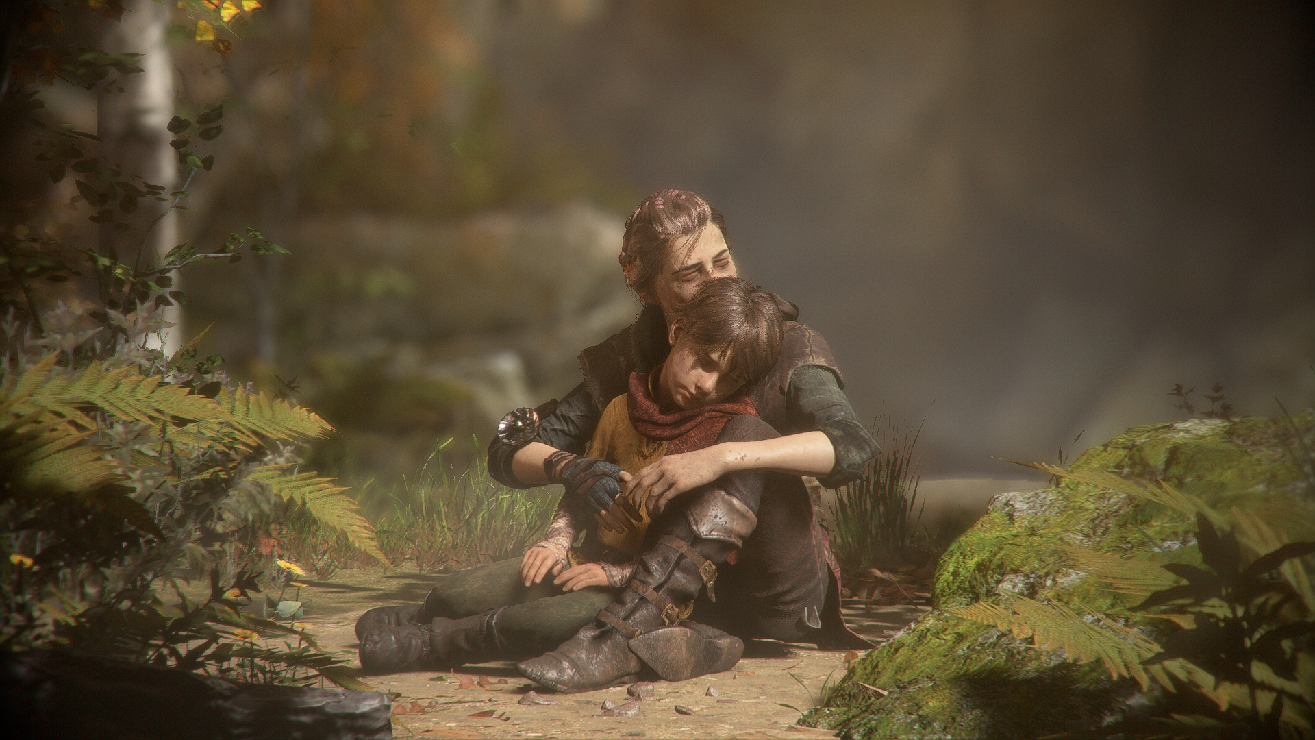 Amicia and Hugo in A Plague Tale Innocence HD Wallpaper