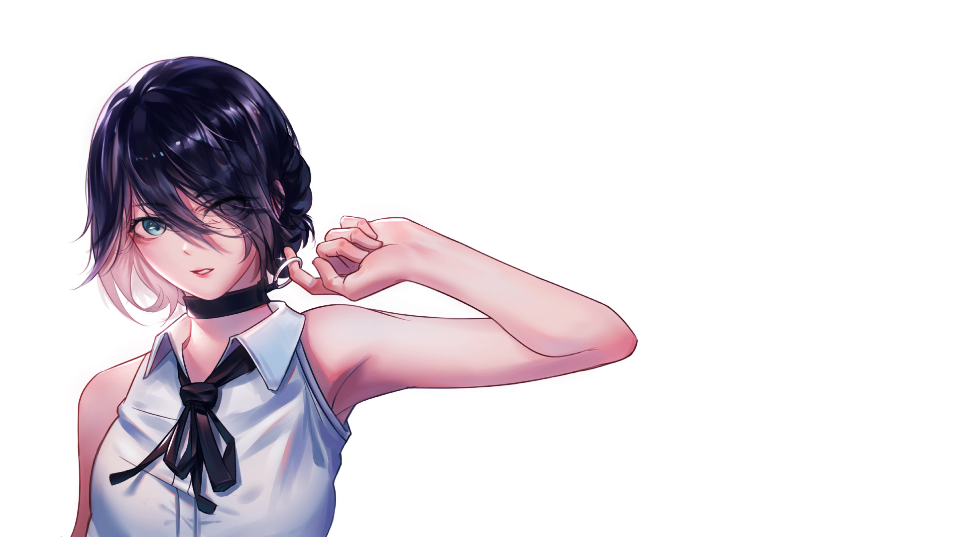 Reze from Chainsaw Man with a choker HD Wallpaper