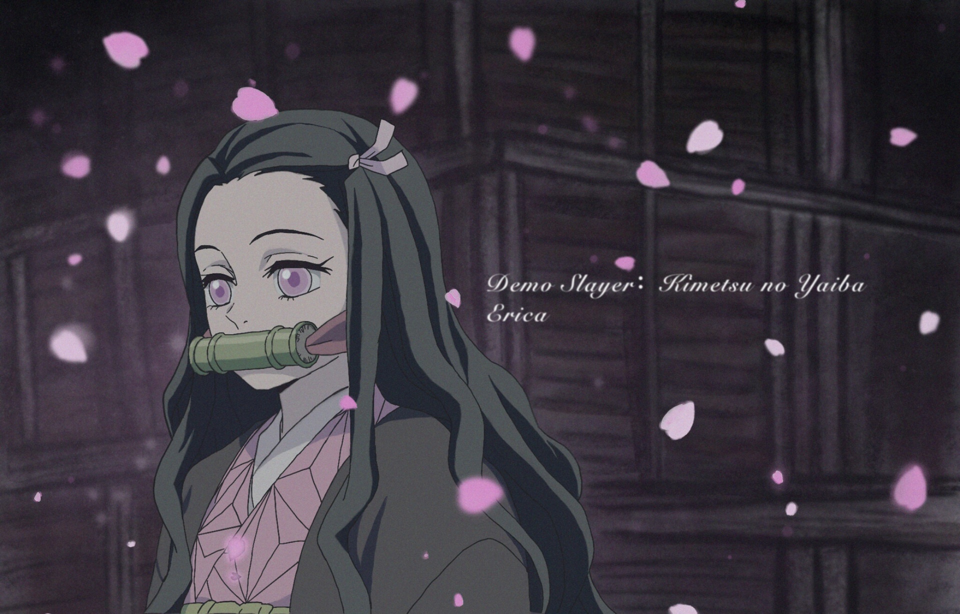 Nezuko Kamado from Demon Slayer: Kimetsu no Yaiba HD Wallpaper