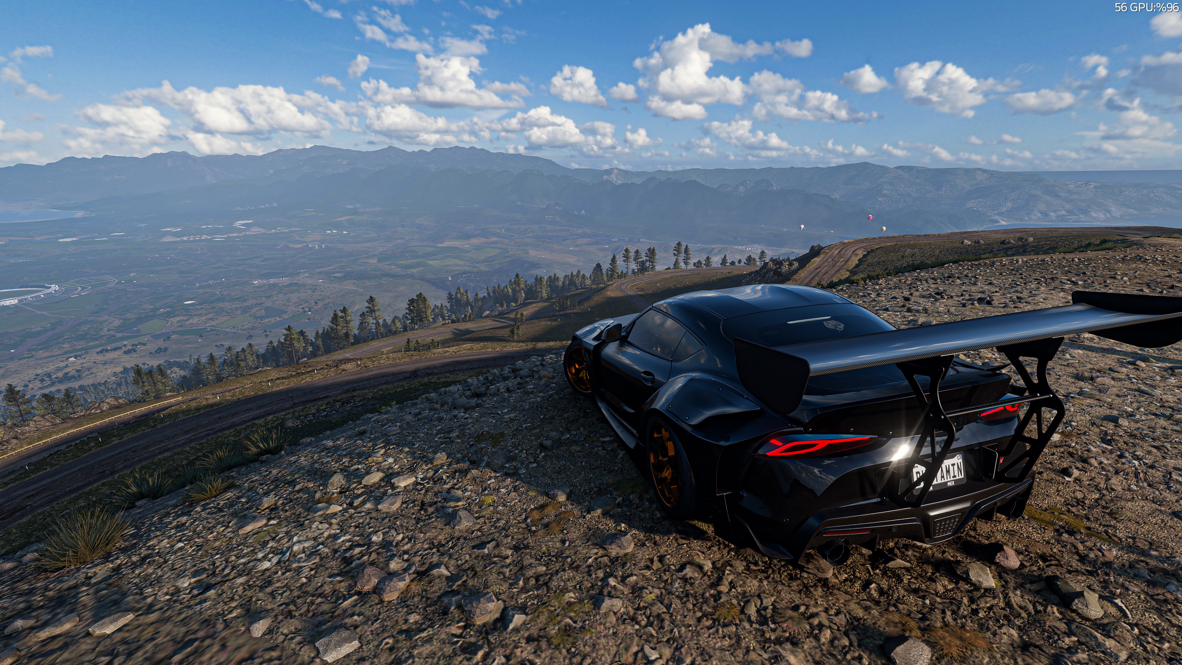 4K Forza Horizon 5 Toyota Supra on a mountain road HD Wallpaper