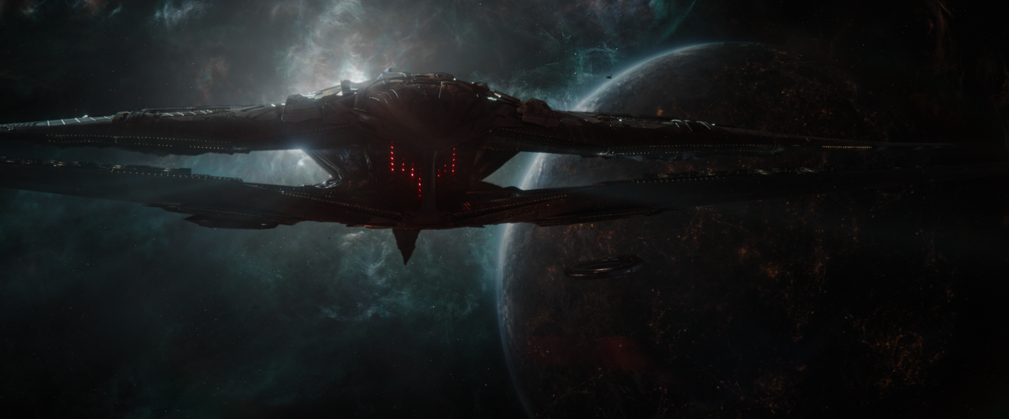 Avengers Endgame Spaceship Approaching Planet HD Wallpaper
