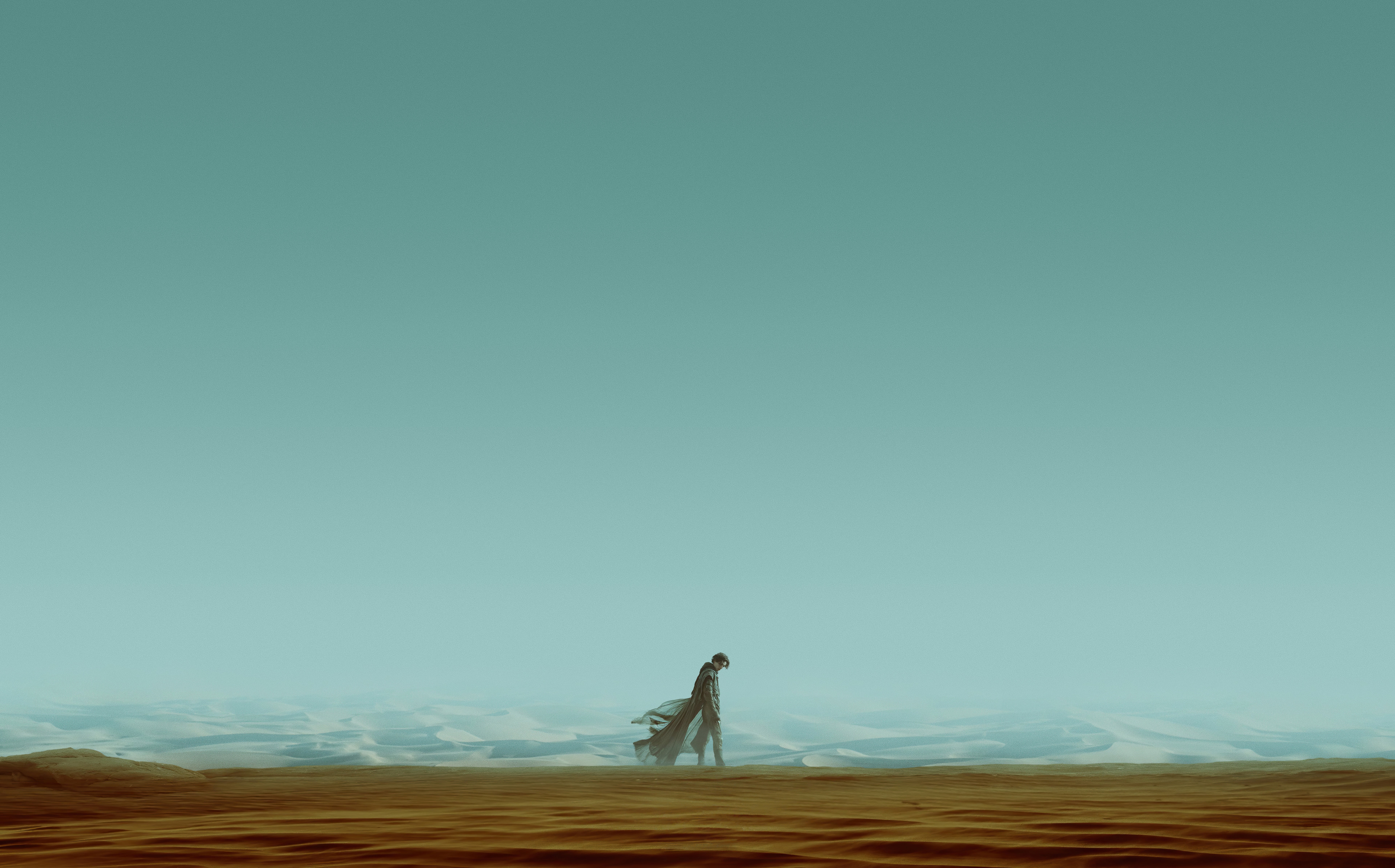 4K Dune Movie Poster with Paul Atreides HD Wallpaper
