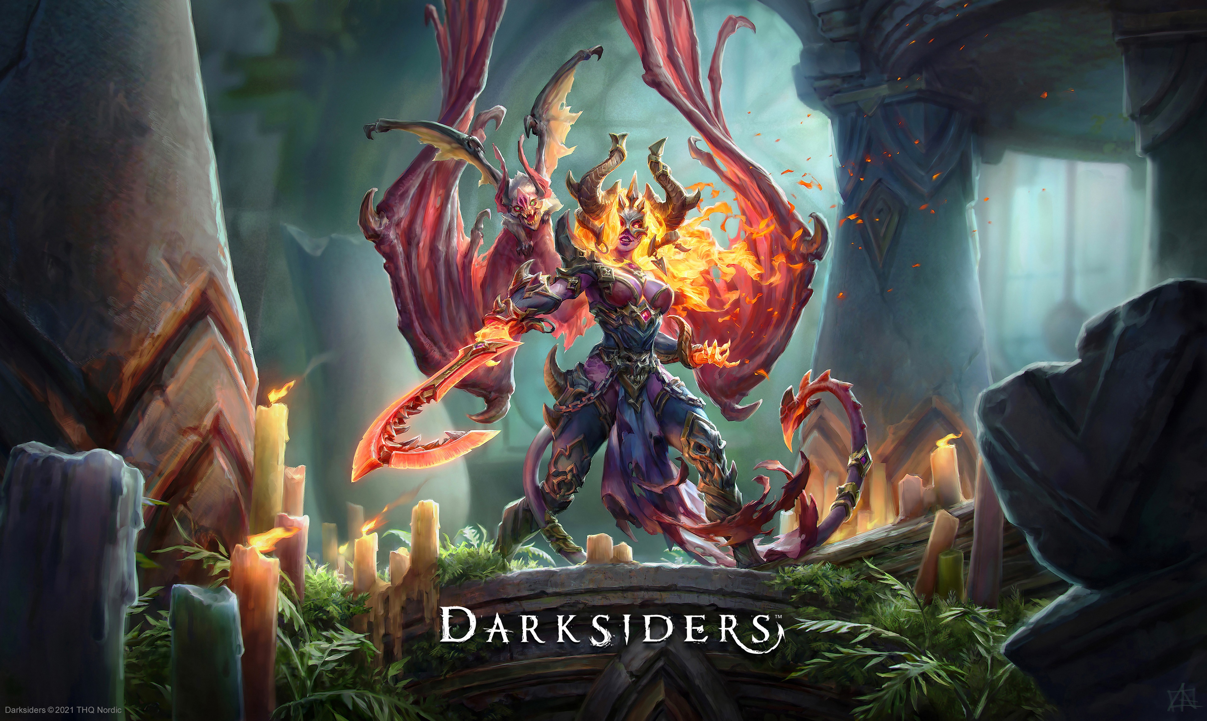 Darksiders 4K Art by THQ Nordic HD Wallpaper