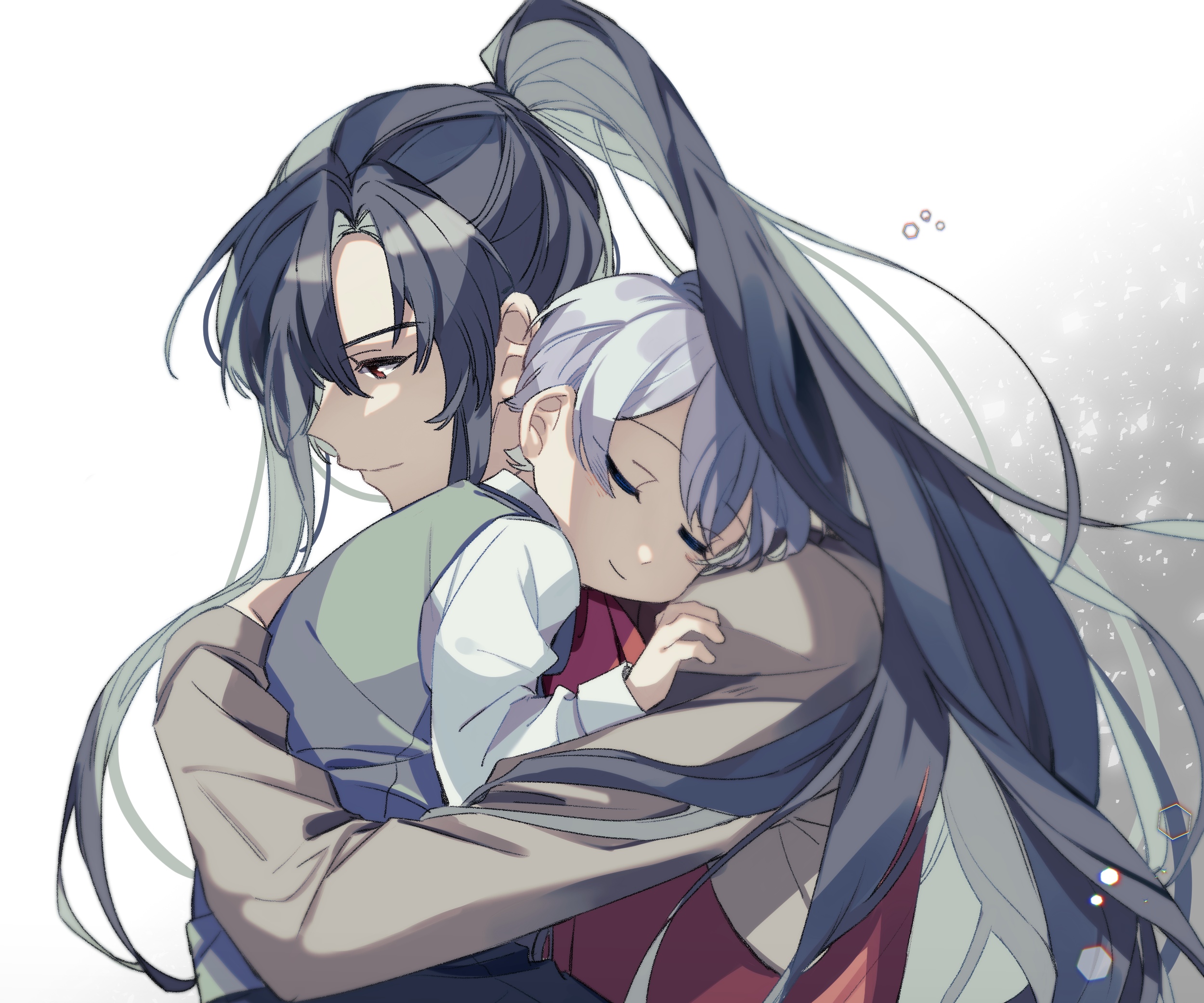 Arthur and Oz from Promise Of Wizard hugging HD Wallpaper