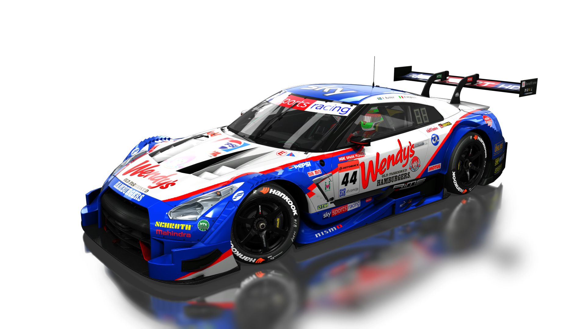 Wendy's Nissan GT-R NISMO race car HD Wallpaper