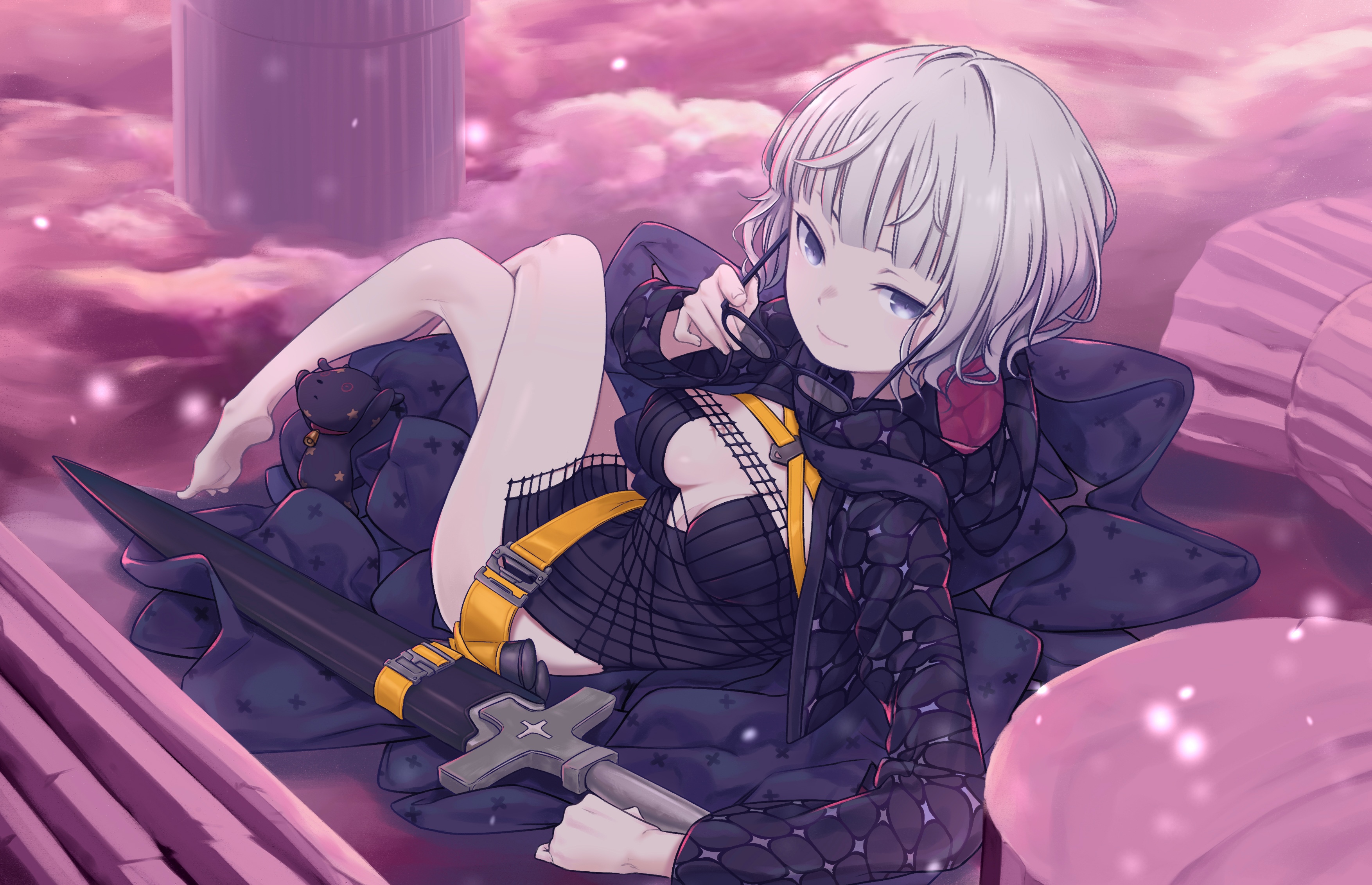 Fate/Grand Order: Gray with Sword HD Wallpaper