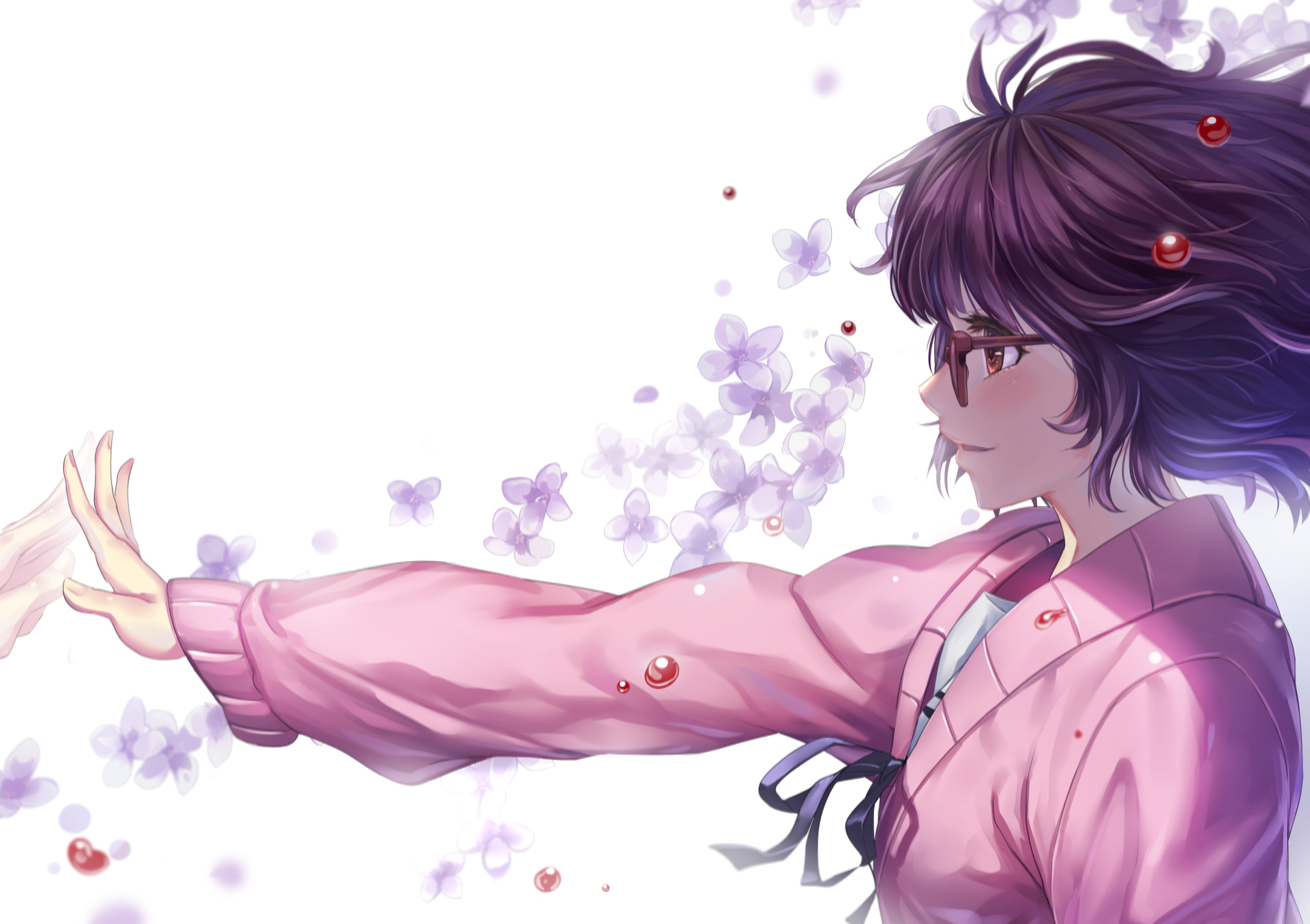 Mirai Kuriyama from Kyoukai no Kanata HD Wallpaper