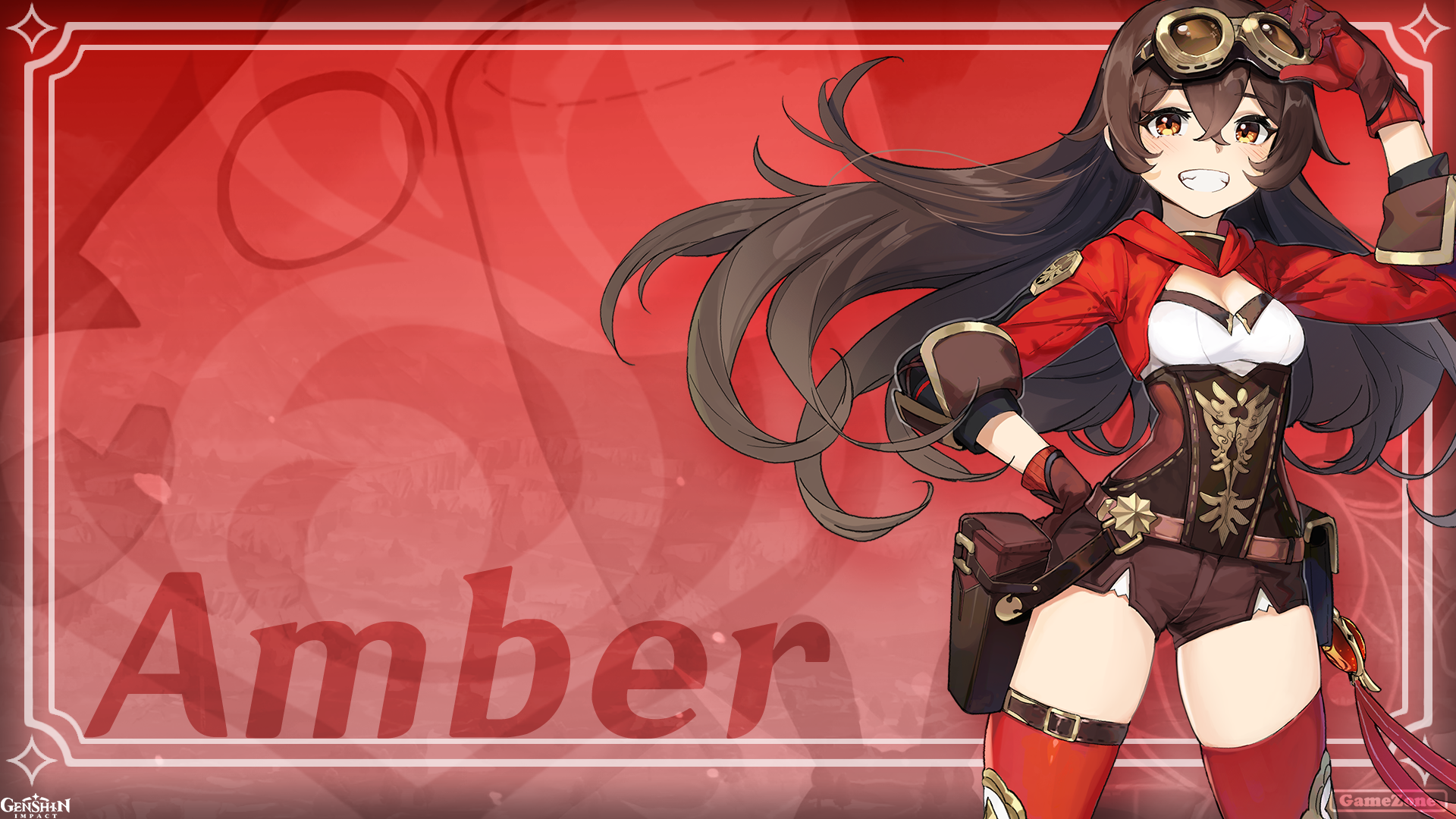 Genshin Impact Amber HD Wallpaper