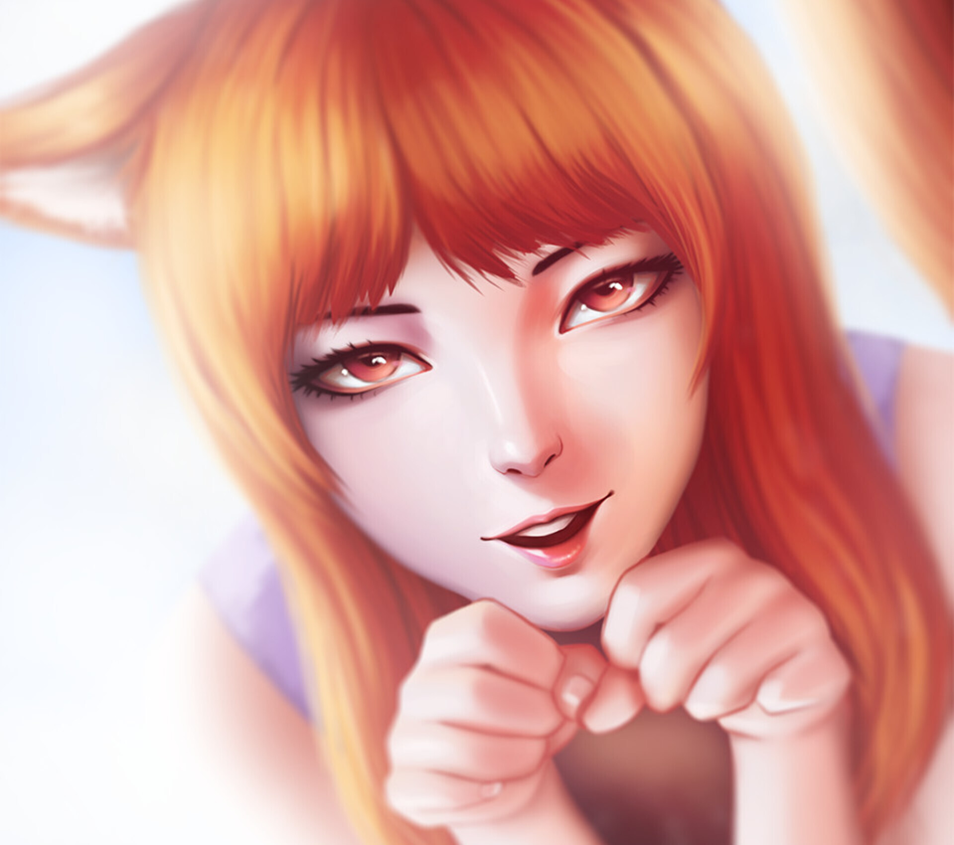 Holo from Spice and Wolf HD Wallpaper