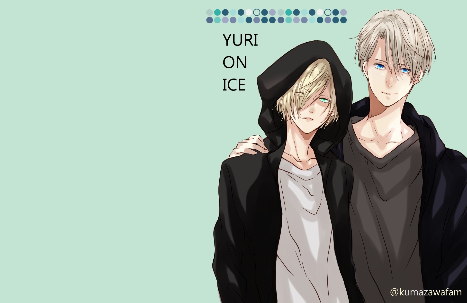 Yuri!!! On Ice: Victor Nikiforov and Yuri Plisetsky HD Wallpaper