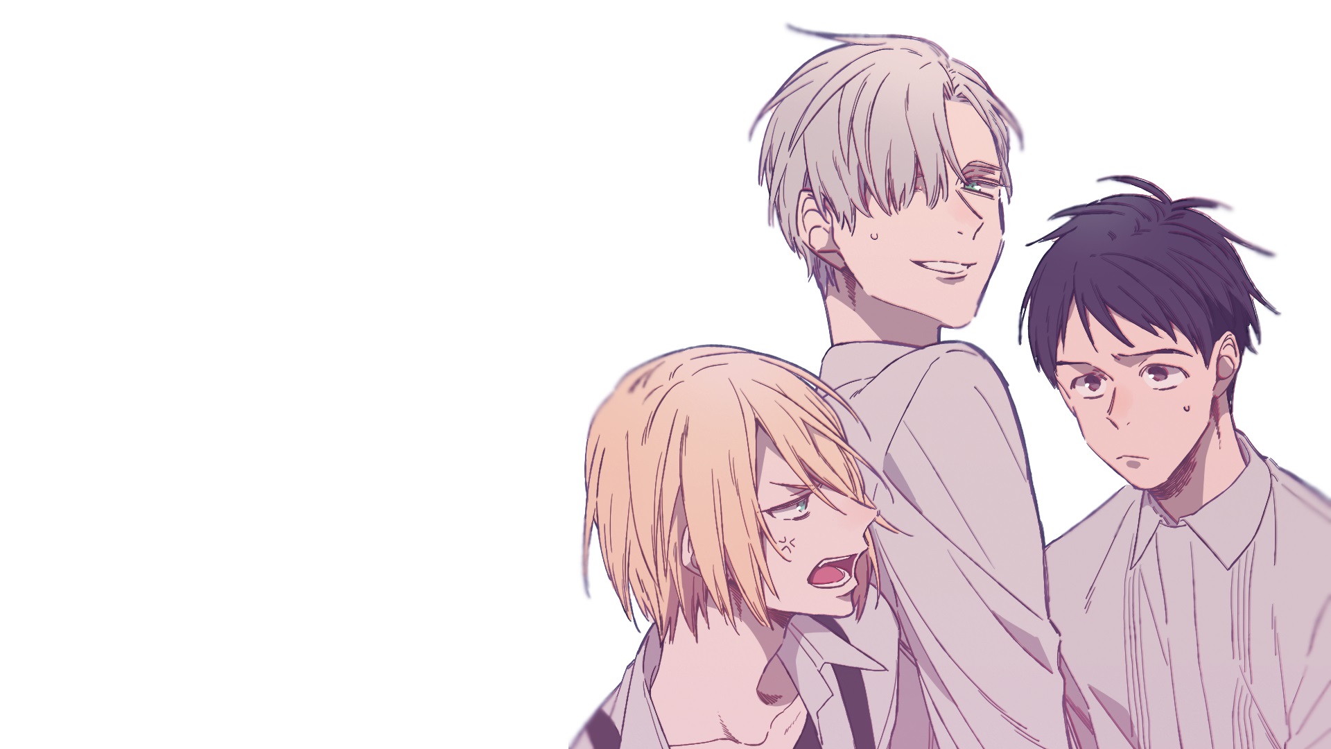Victor Nikiforov, Yuri Plisetsky, Yuuri Katsuki HD Wallpaper