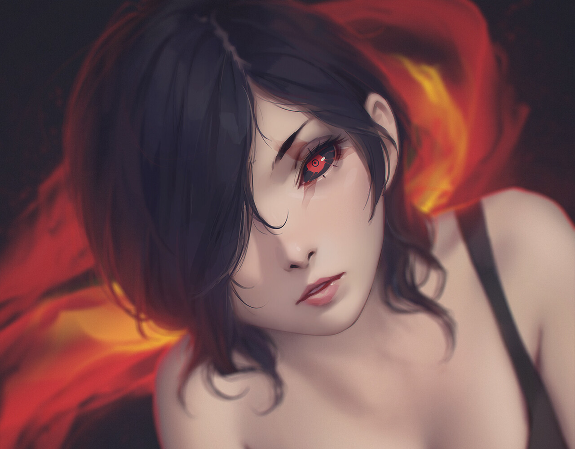 Touka Kirishima from Tokyo Ghoul HD Wallpaper
