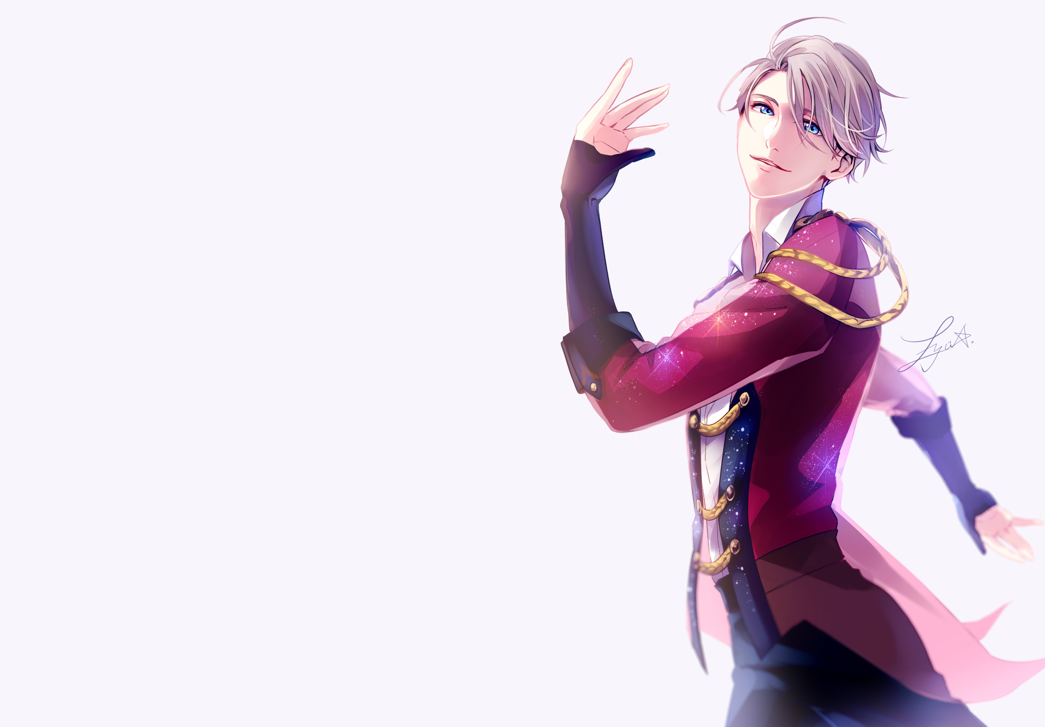 Victor Nikiforov from Yuri!!! On Ice HD Wallpaper