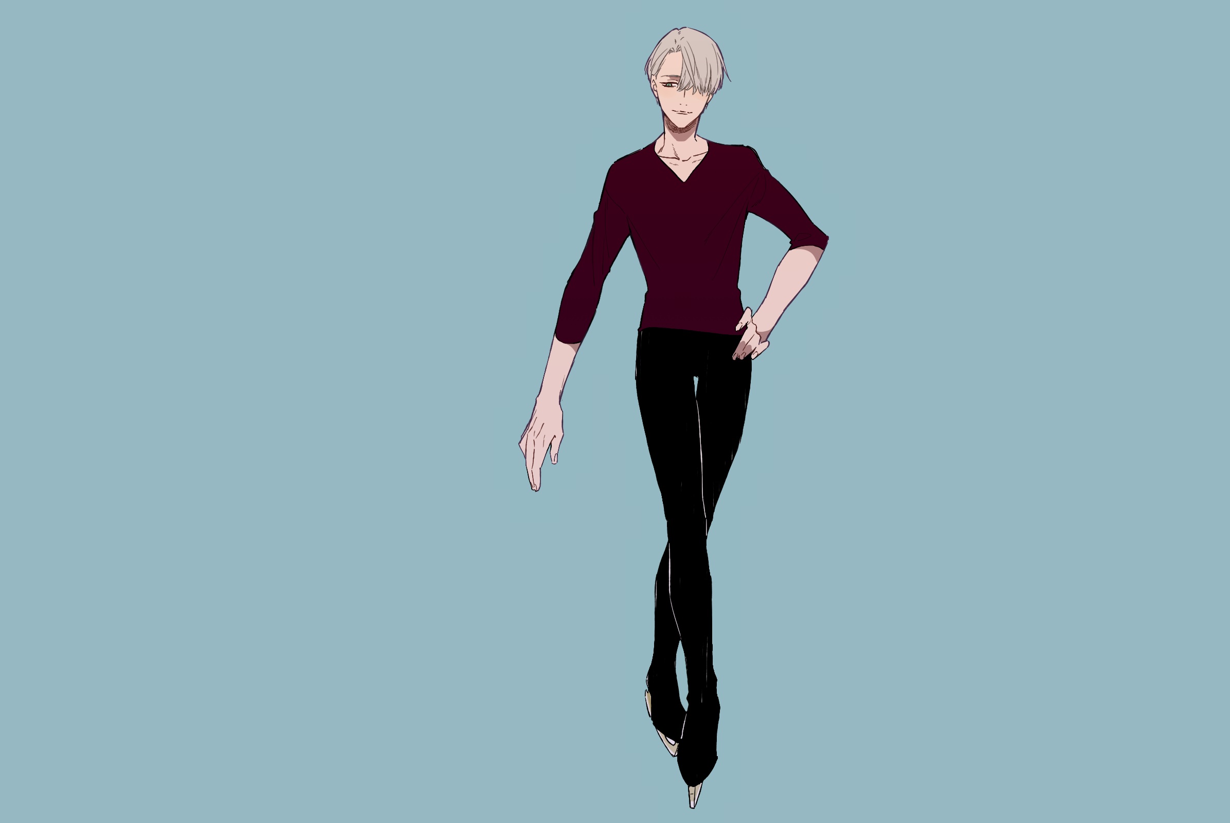 Victor Nikiforov from Yuri!!! On Ice HD Wallpaper