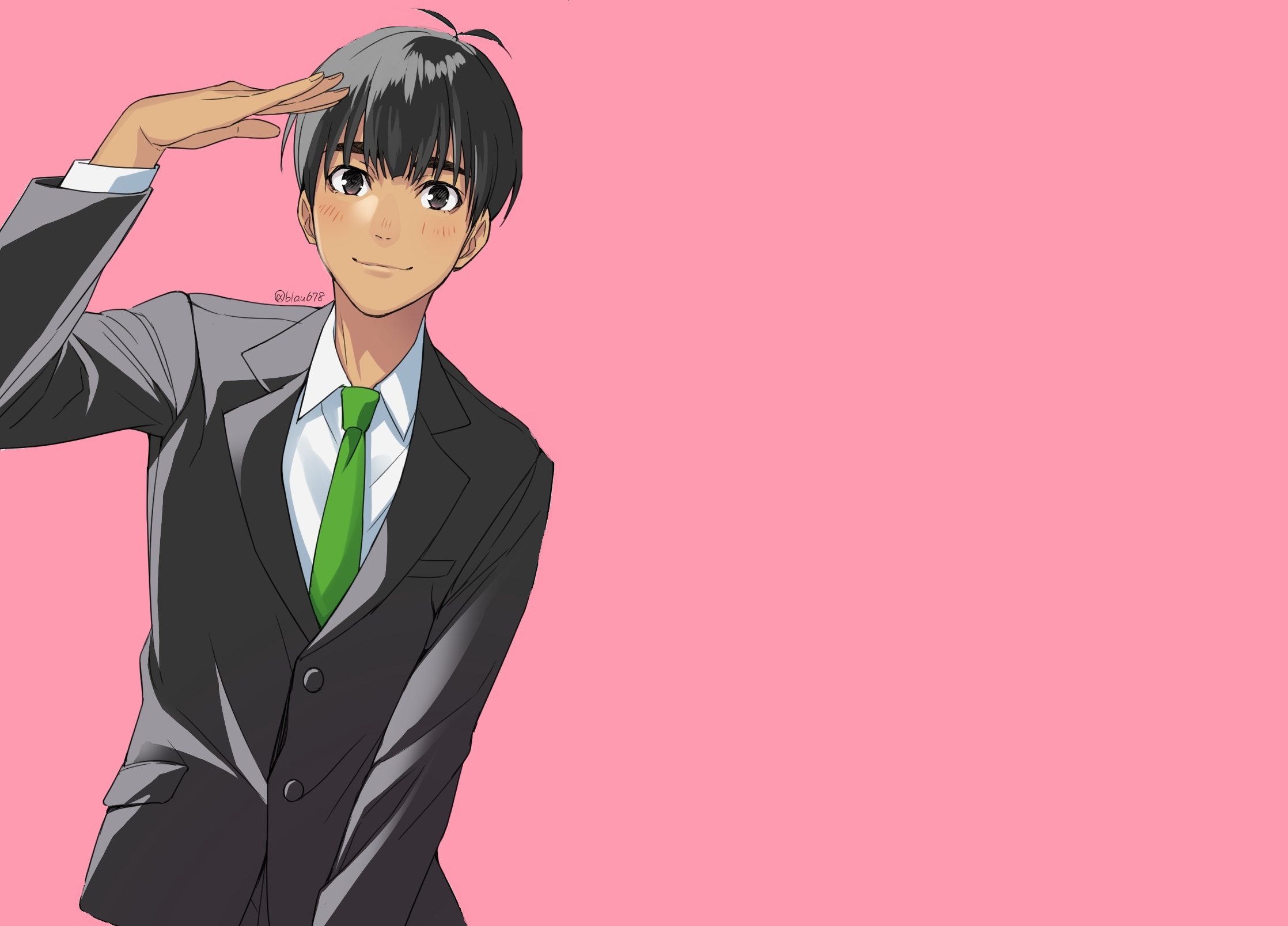 Phichit Chulanont in a Suit HD Wallpaper
