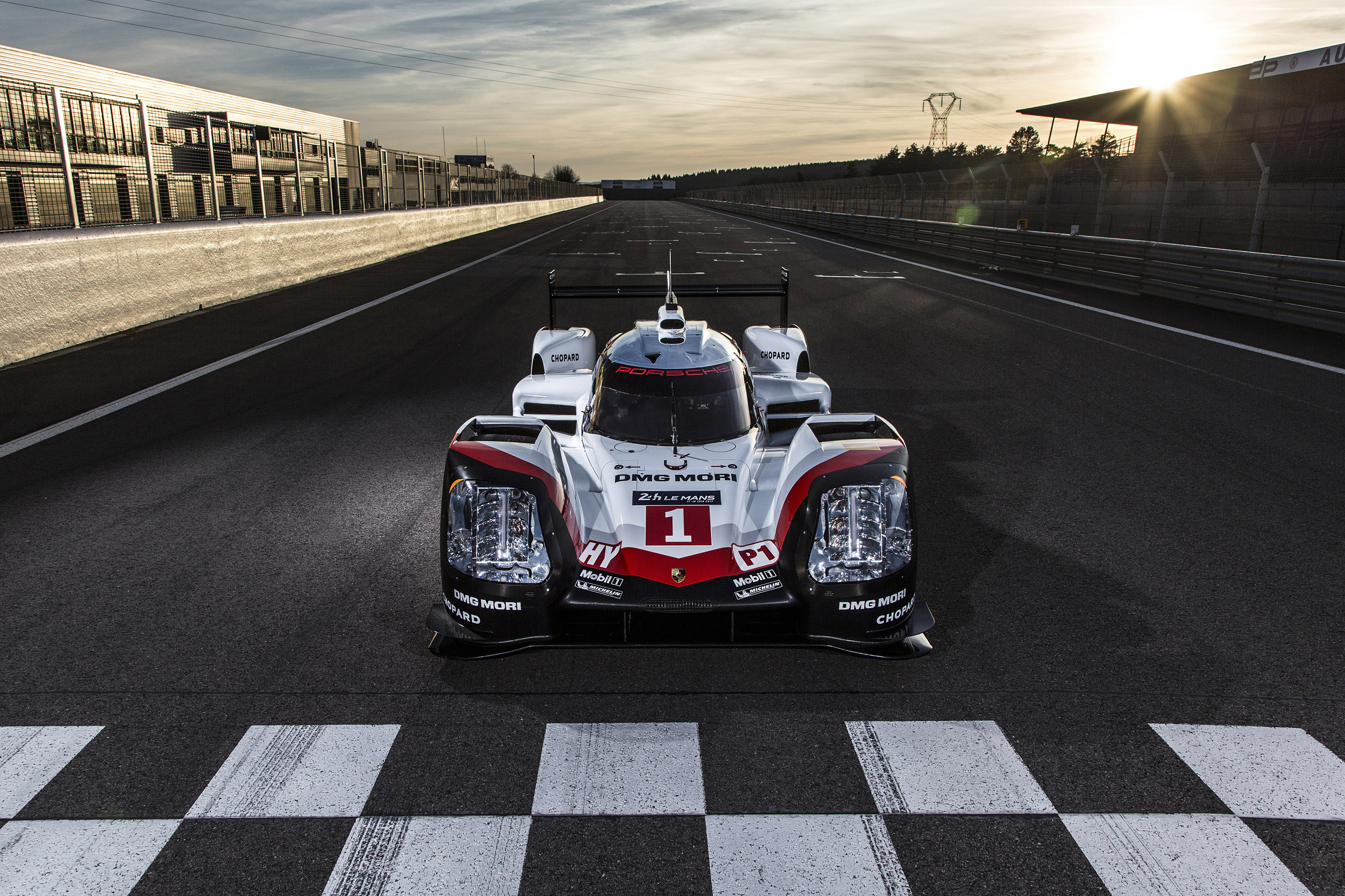 Porsche 919 Hybrid race car on track HD Wallpaper