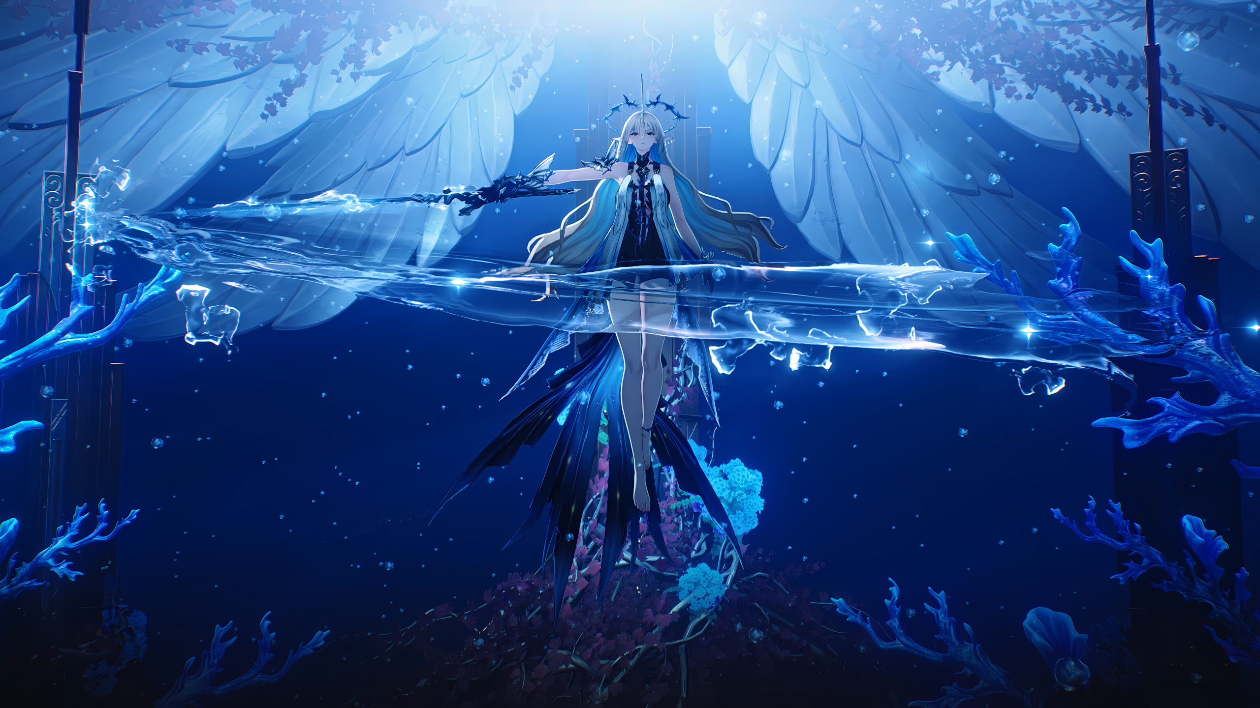 Wuthering Waves CGI: Fluerdelys with Sword HD Wallpaper