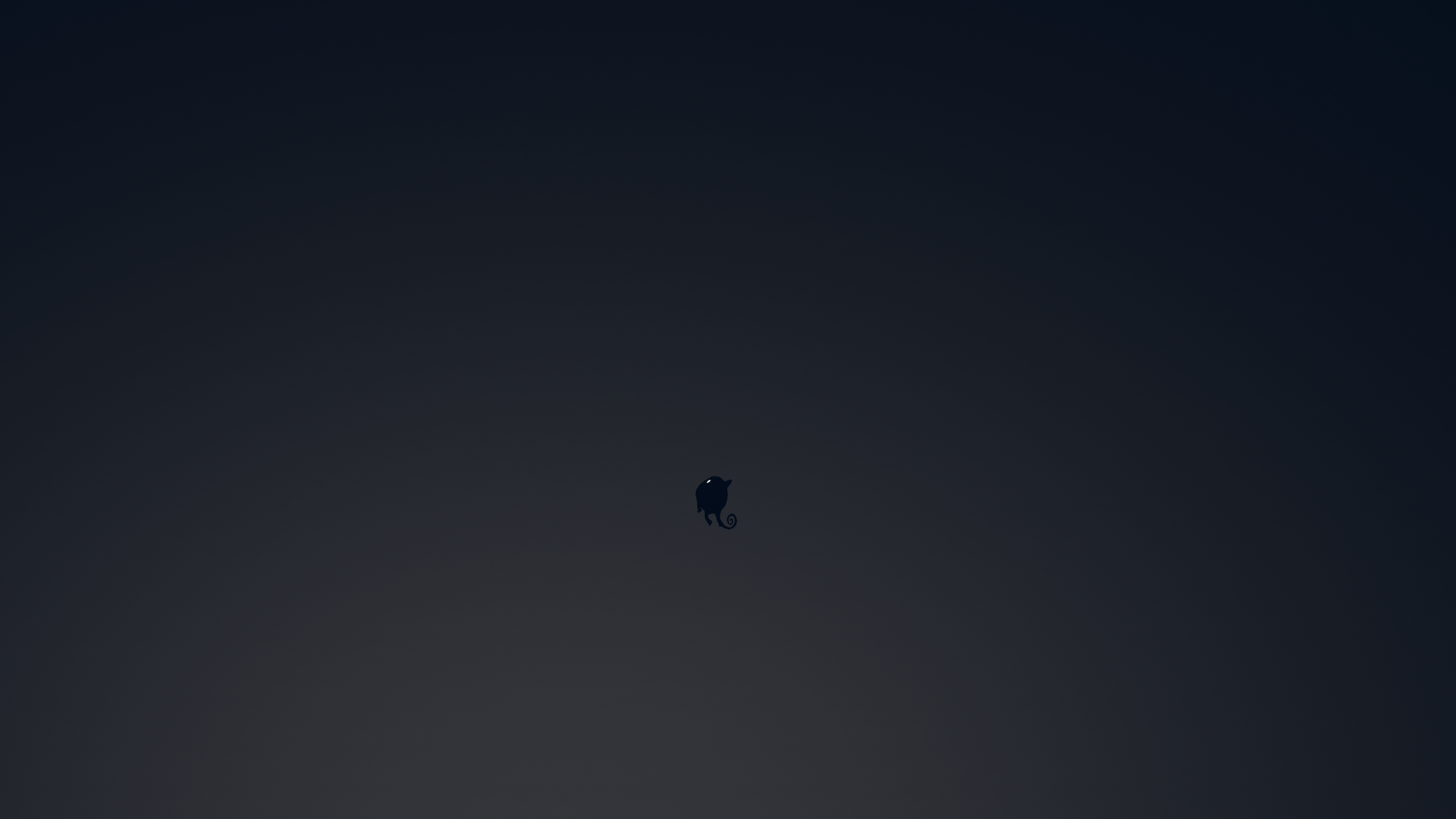 Planet of Lana creature silhouette in dark sky HD Wallpaper