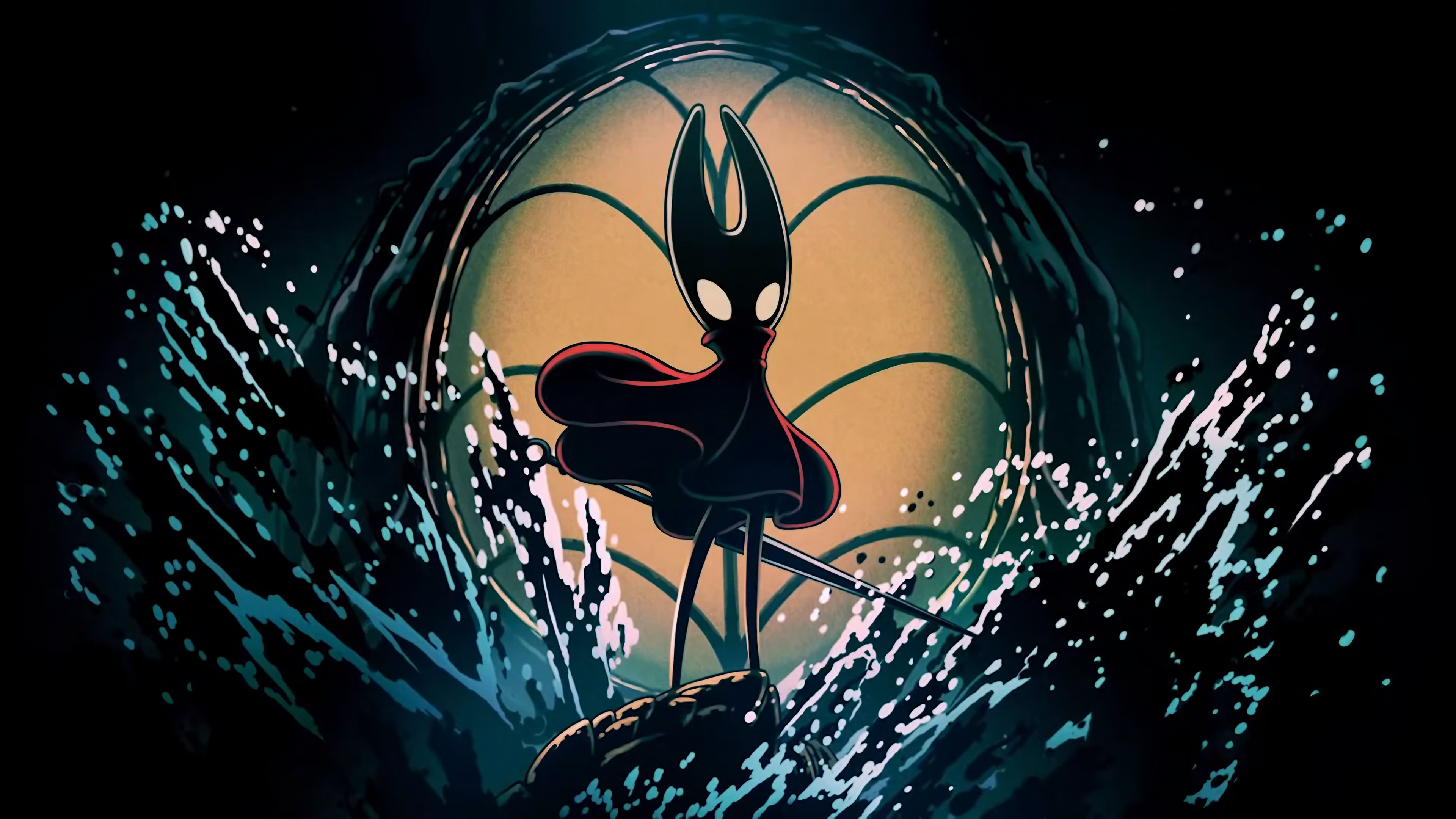 Hornet from Hollow Knight: Silksong in water HD Wallpaper