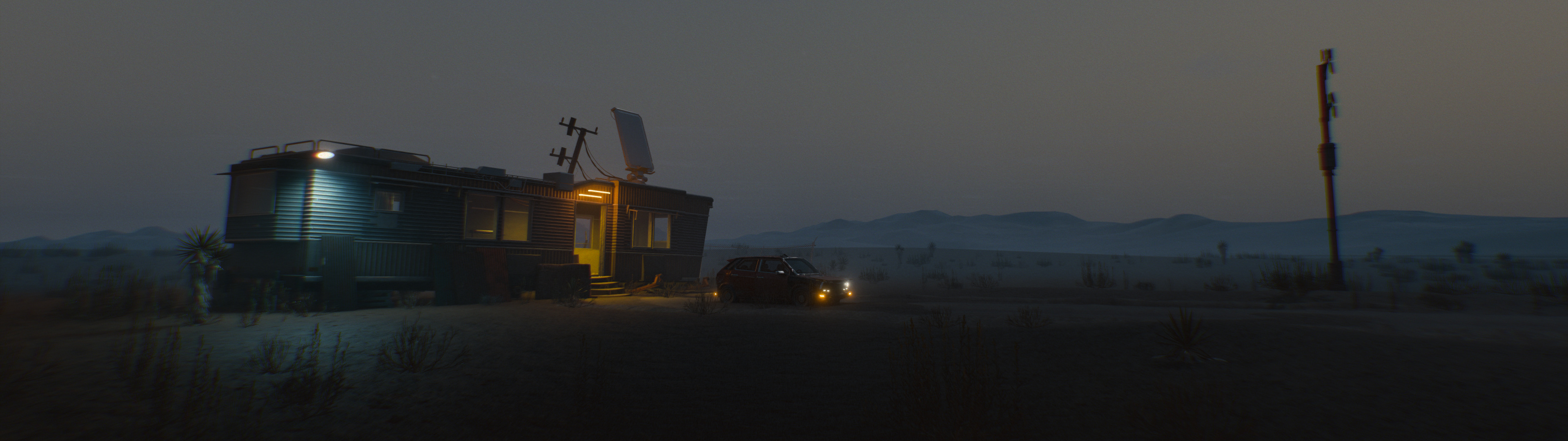 Cyberpunk 2077 video game art of a car near a building at night HD Wallpaper