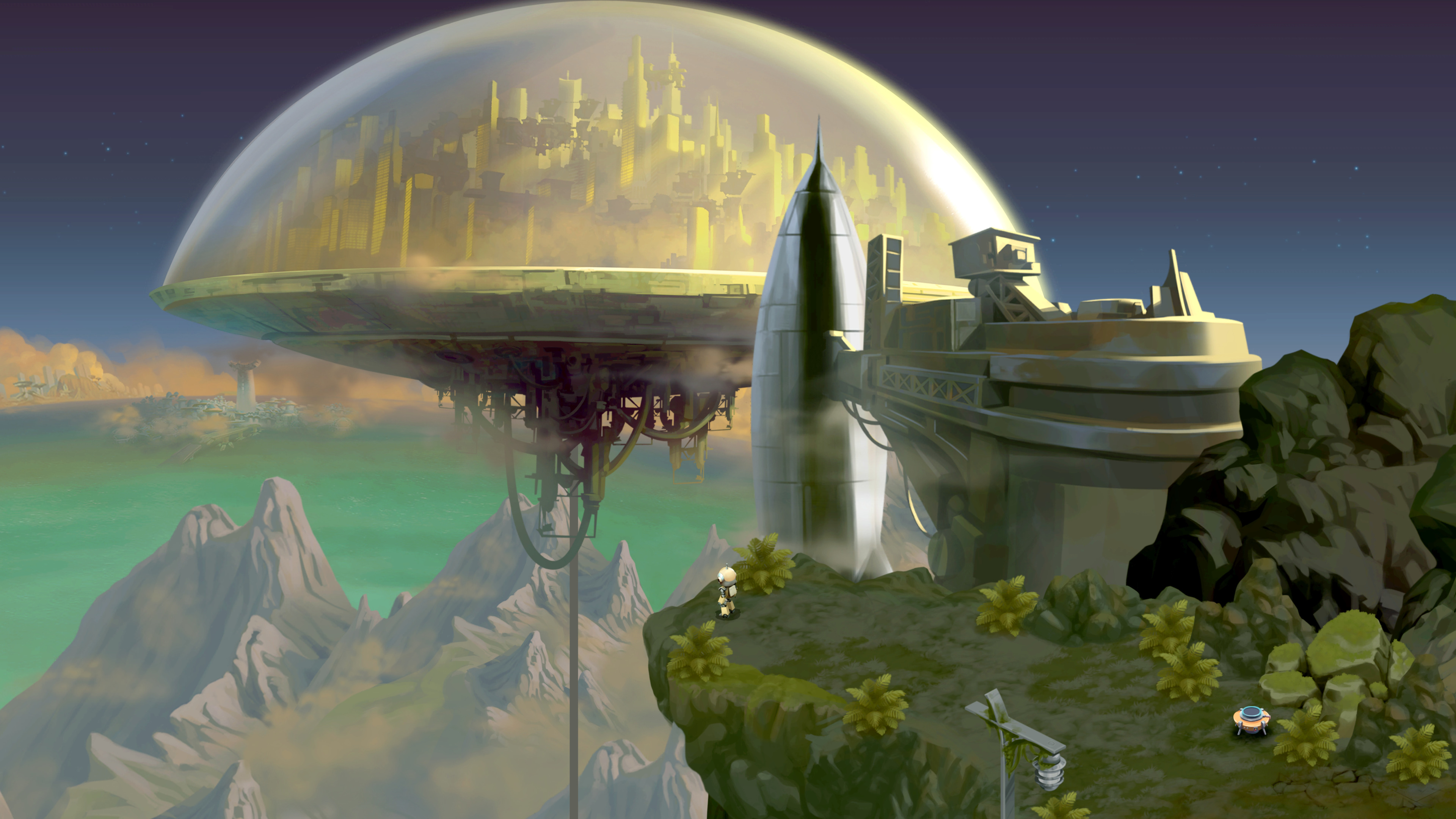 Retro Machina HD Wallpaper
