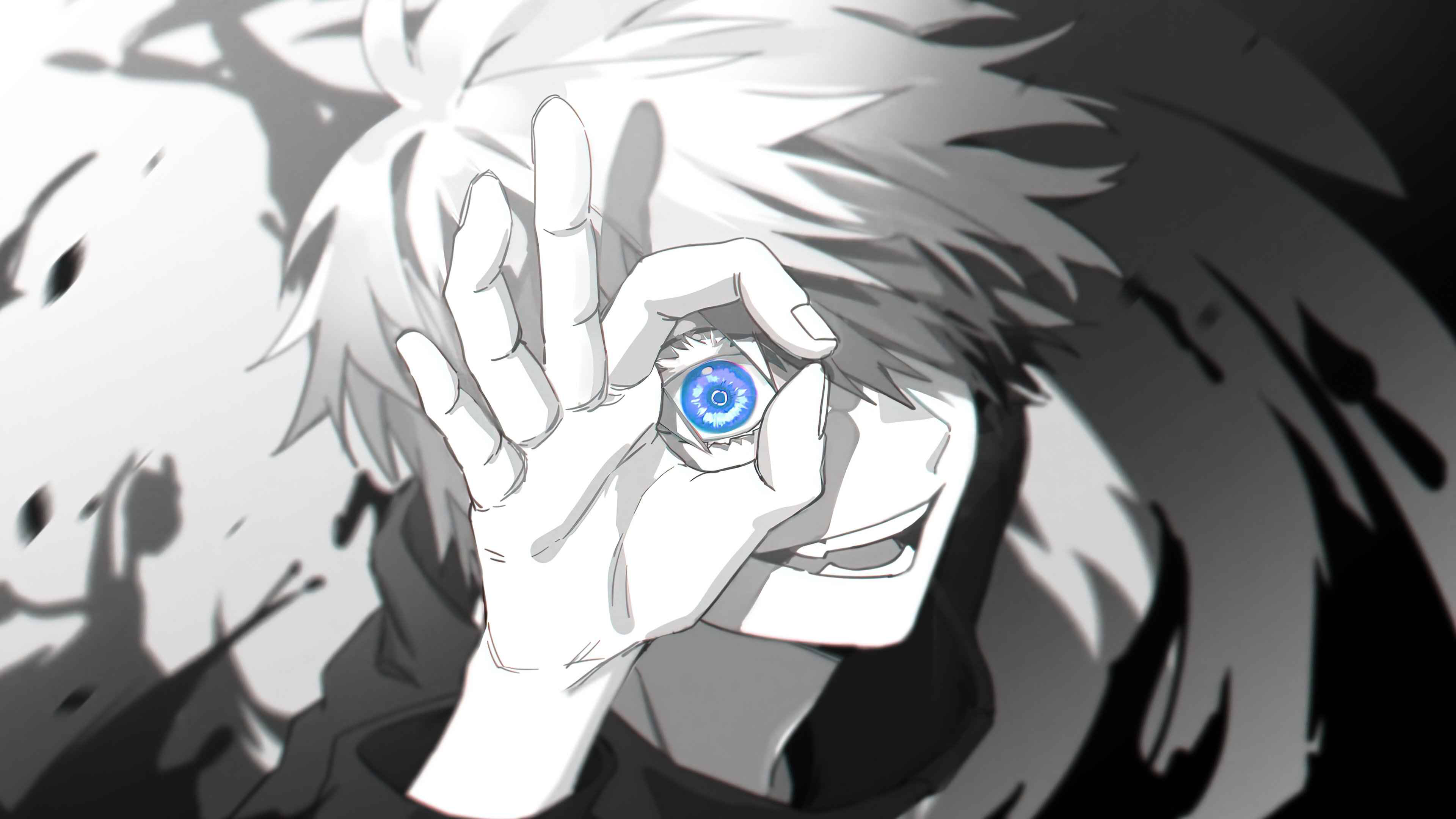 Satoru Gojo from Jujutsu Kaisen with blue eye HD Wallpaper