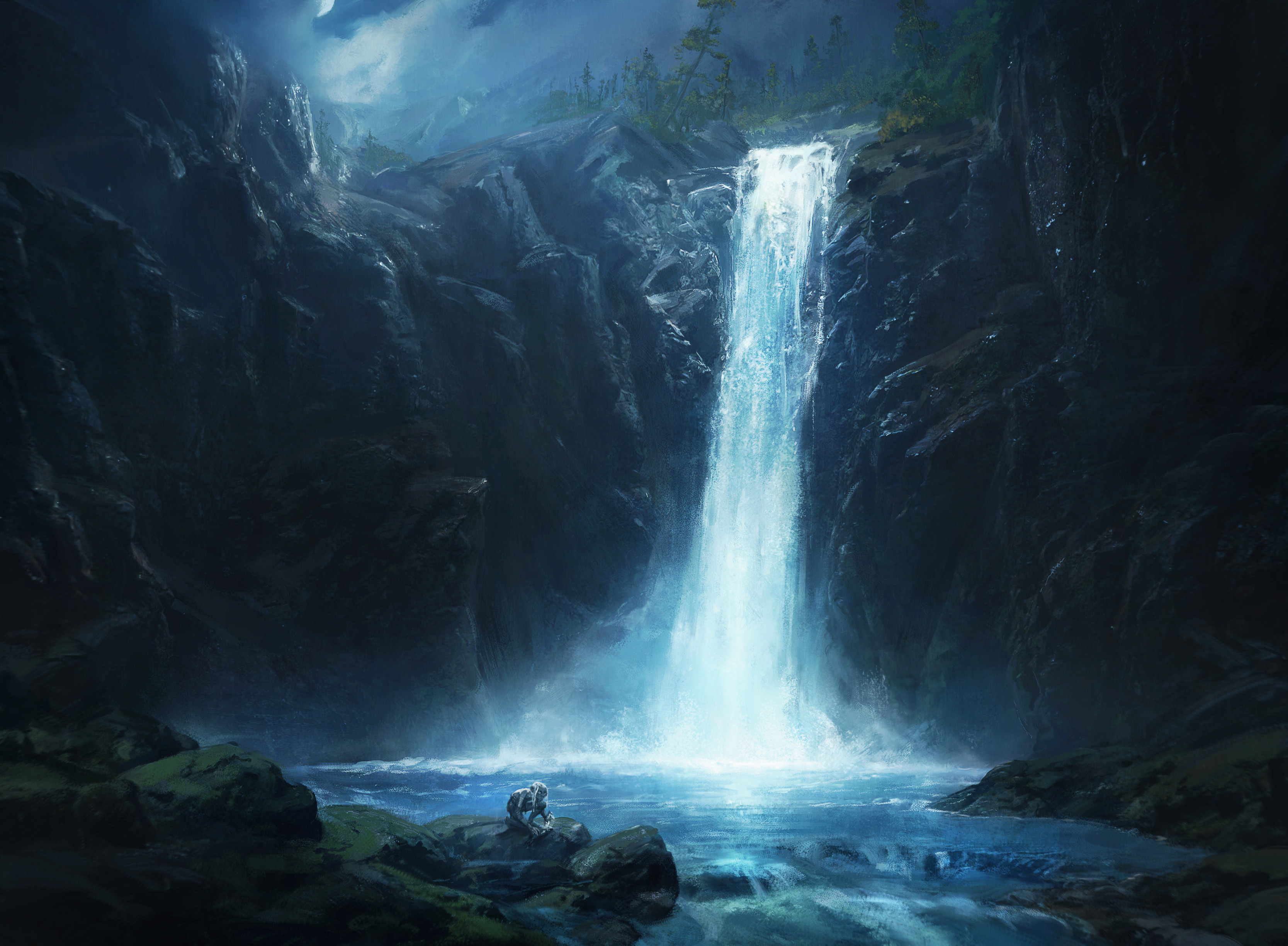 Gollum by Constantin Marin HD Wallpaper