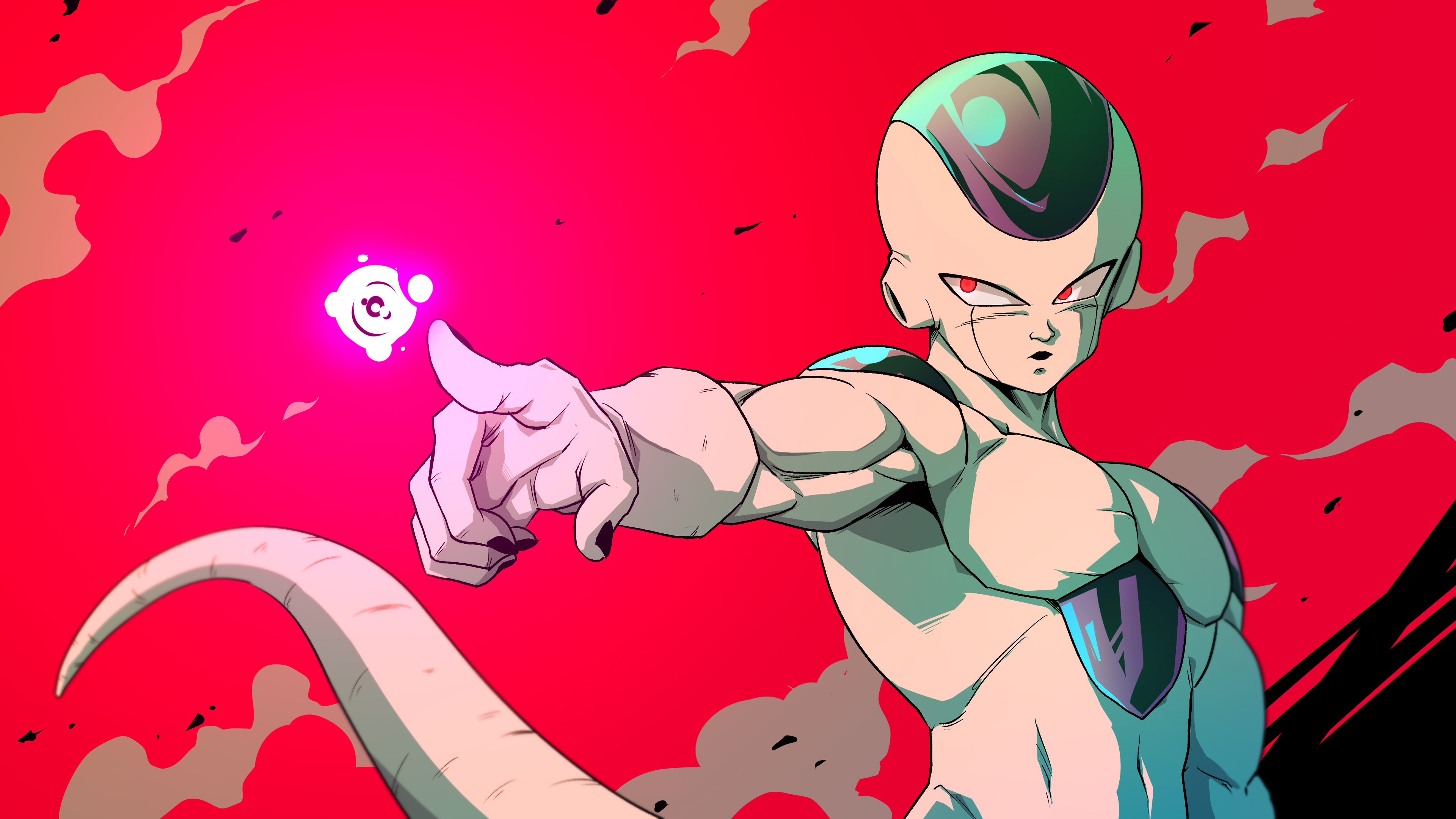 Frieza charging a death ball HD Wallpaper