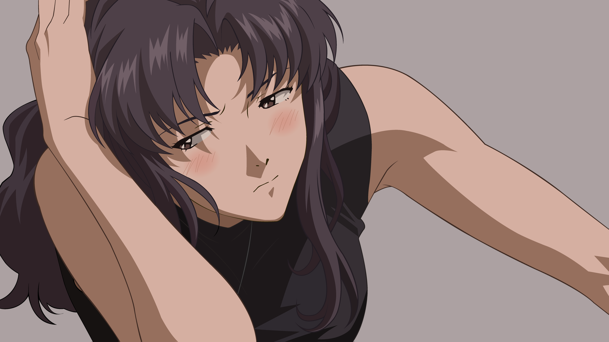 Katsuragi Misato from Neon Genesis Evangelion HD Wallpaper