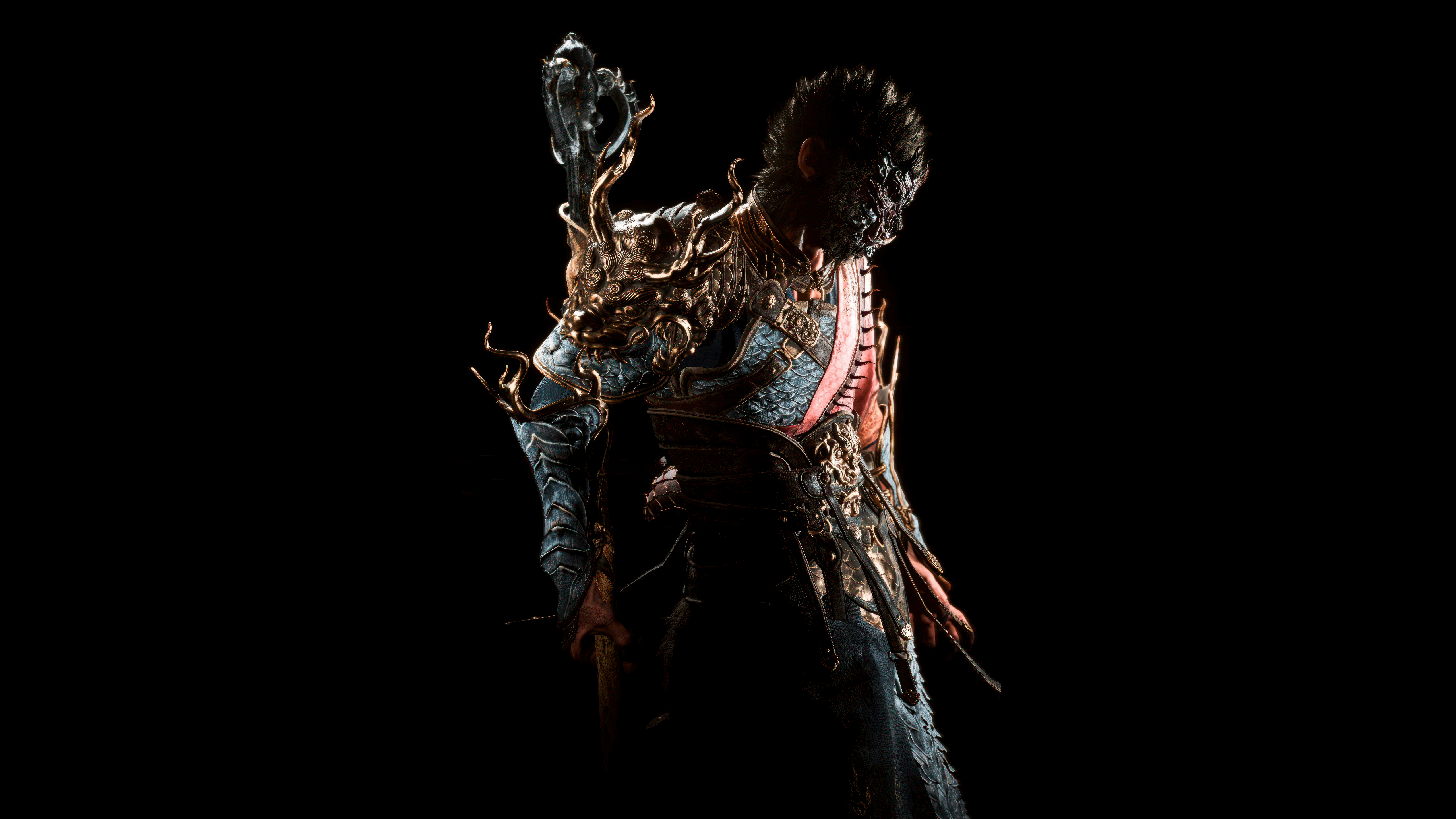 Black Myth: Wukong CGI Video Game Character HD Wallpaper