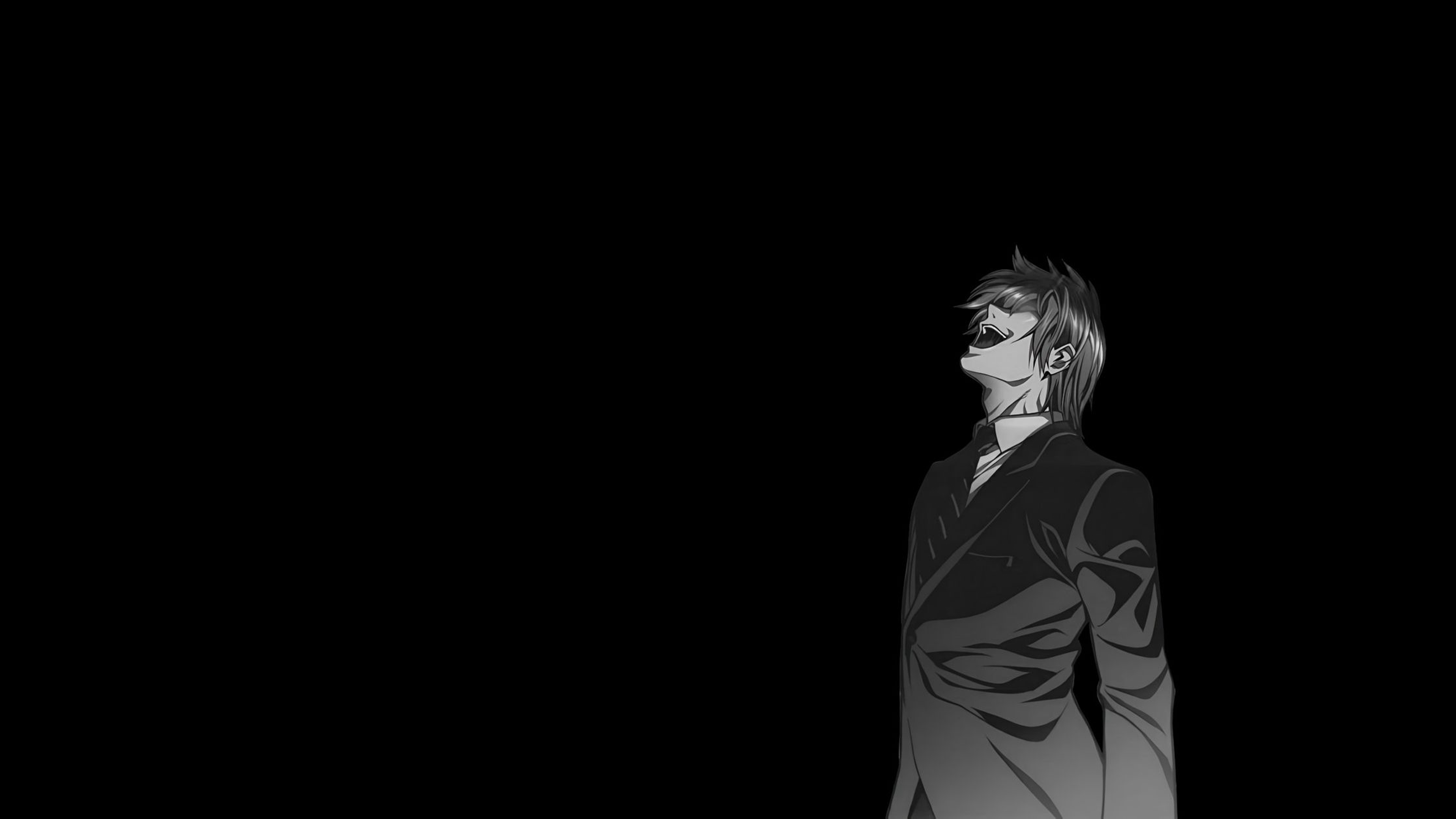 Yagami Light from Death Note with mouth open HD Wallpaper