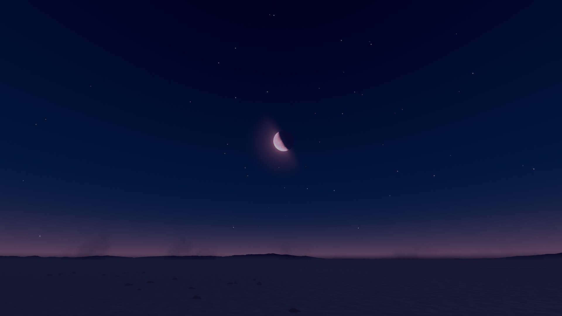 The Stanley Parable: Ultra Deluxe night sky with moon and stars HD Wallpaper