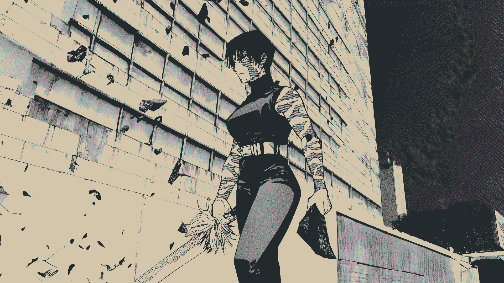 Zenin Maki from Jujutsu Kaisen walking HD Wallpaper