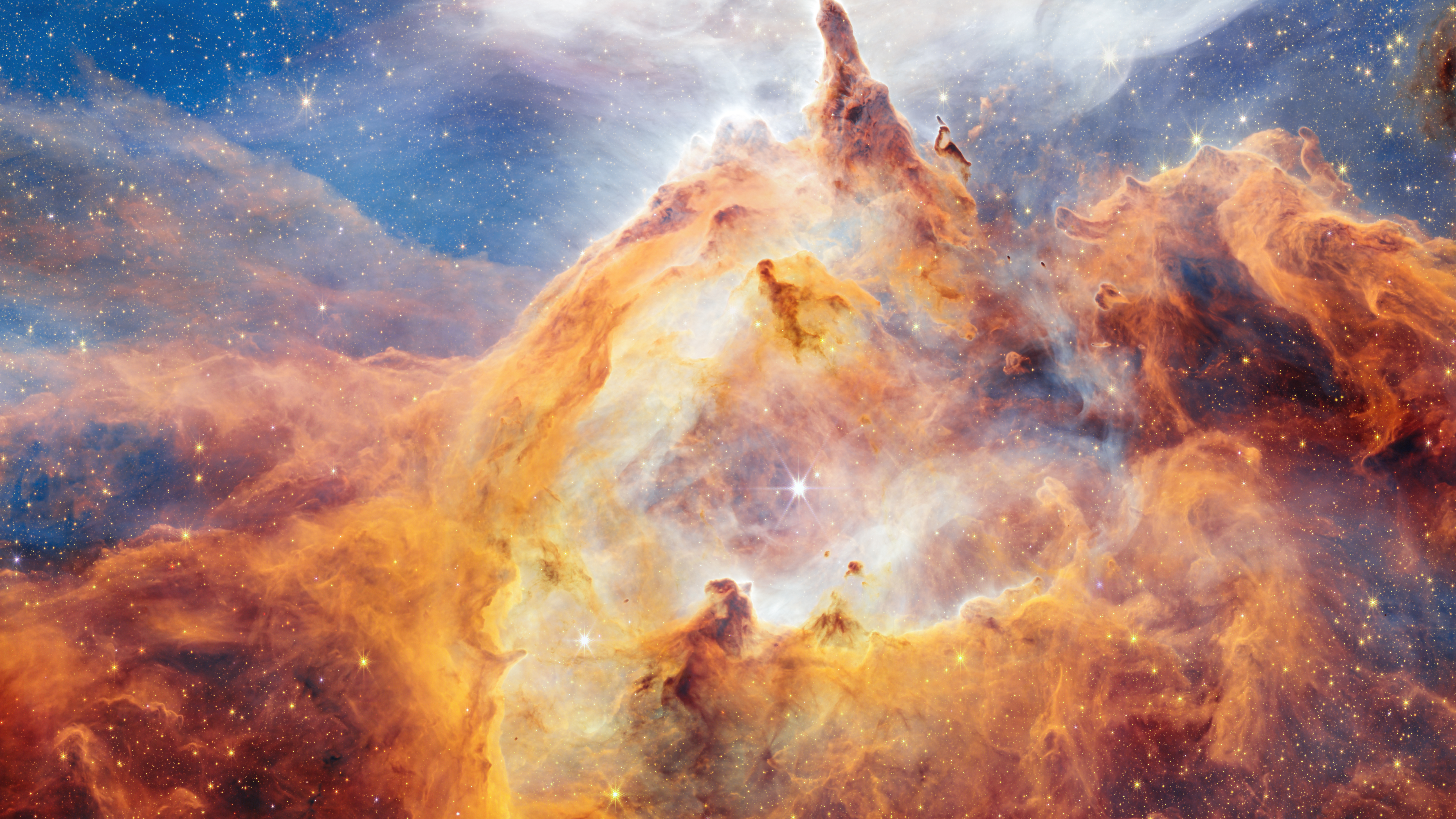 Cosmic Pillars of Creation Nebula in Space HD Wallpaper