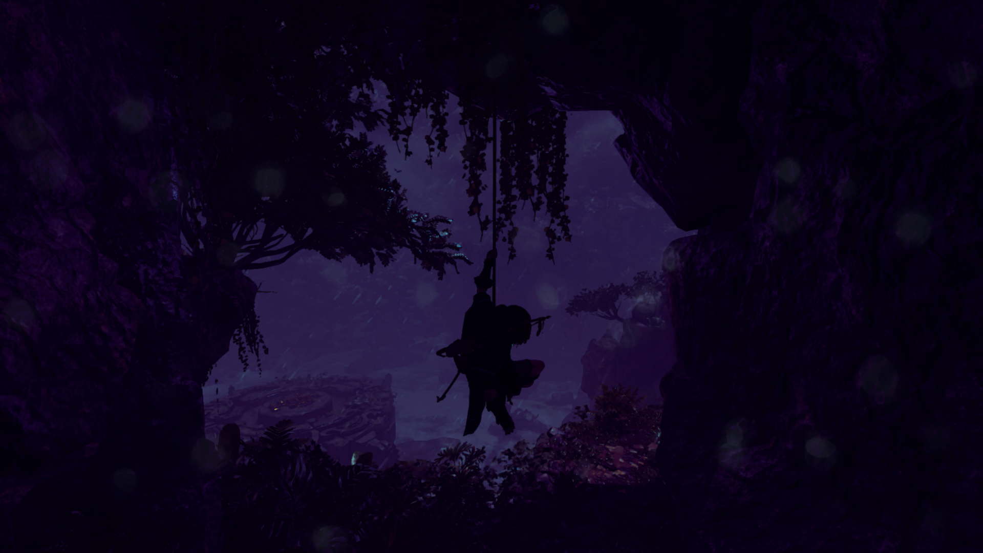 Shadow of the Tomb Raider: Lara Croft silhouette HD Wallpaper