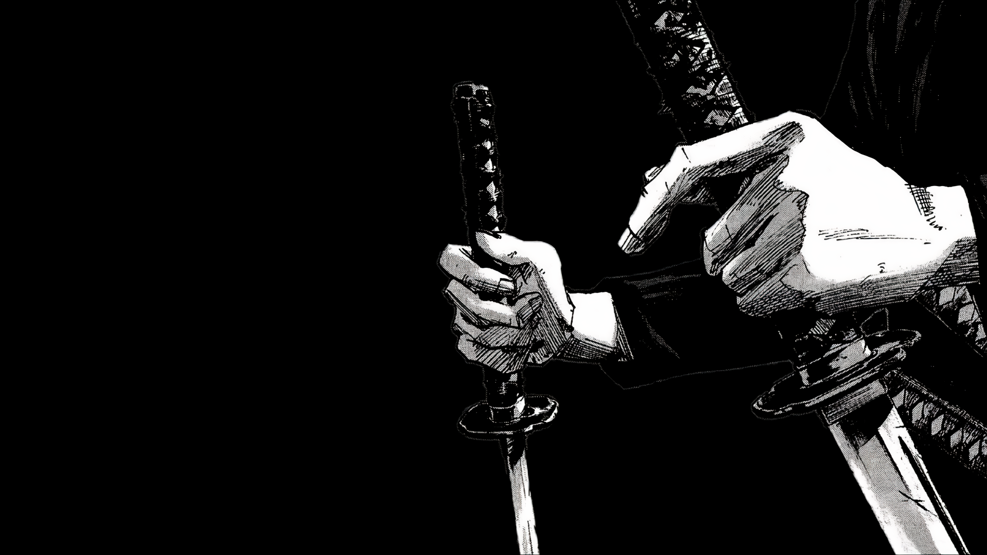 Miyamoto Musashi holding a katana HD Wallpaper