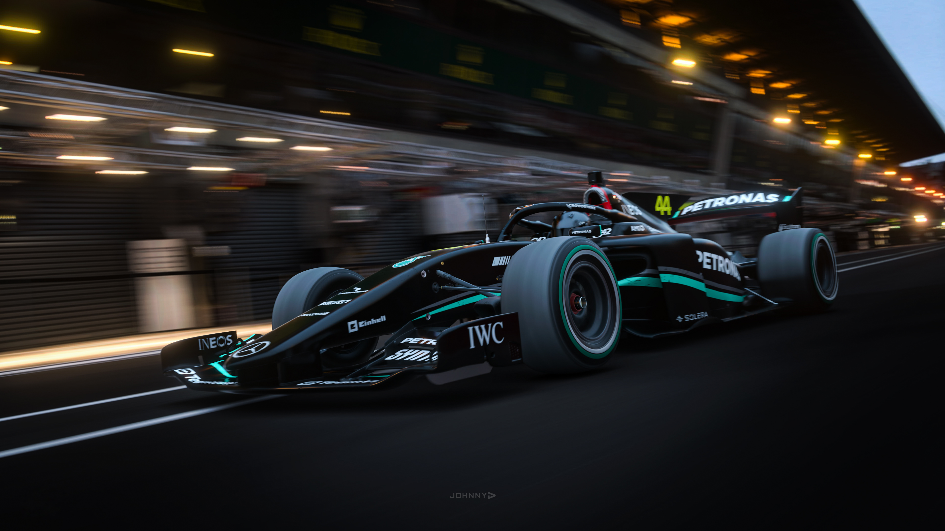 Mercedes-AMG F1 W13 E Performance race car HD Wallpaper