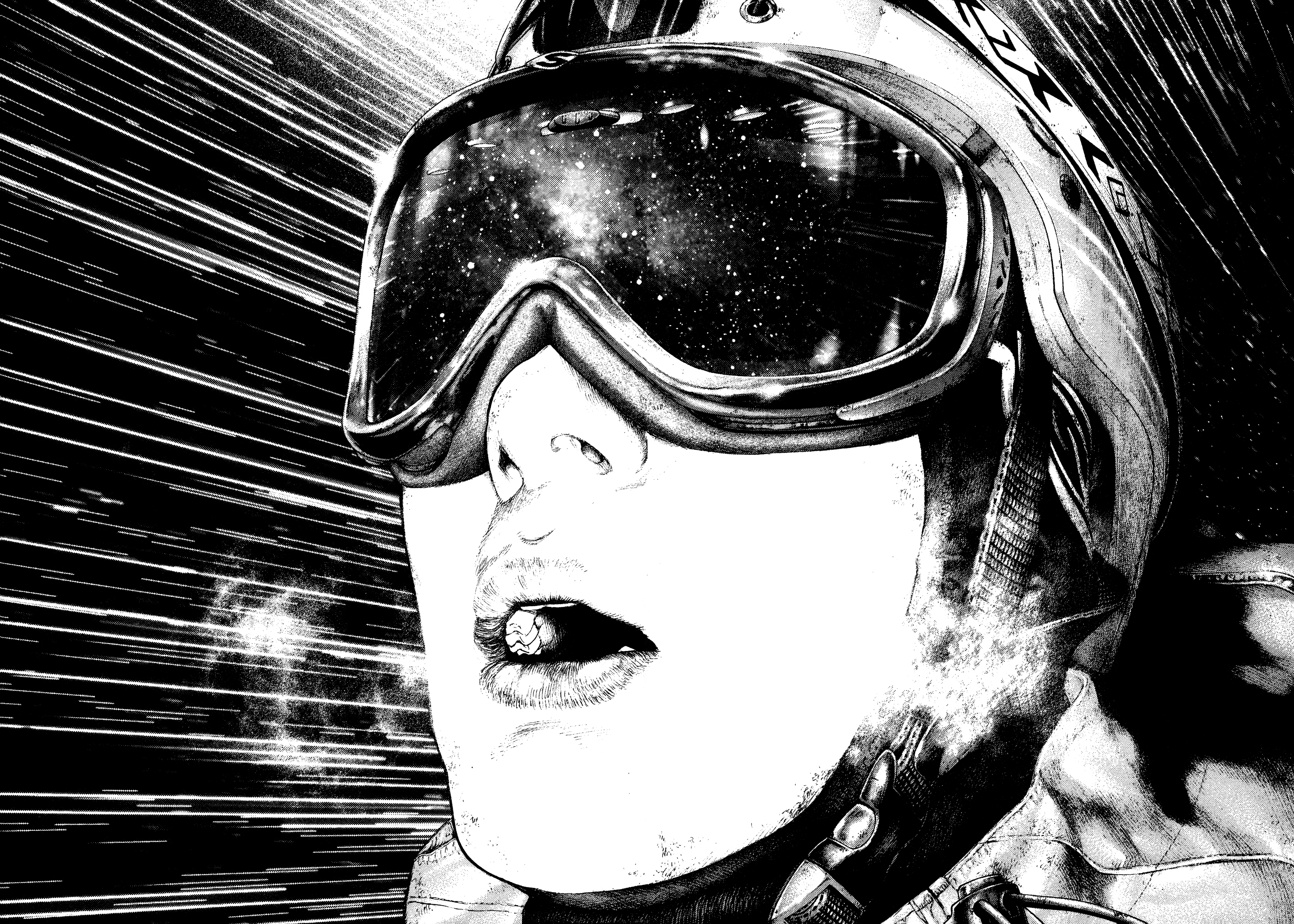 Buntarou Mori wearing ski goggles HD Wallpaper