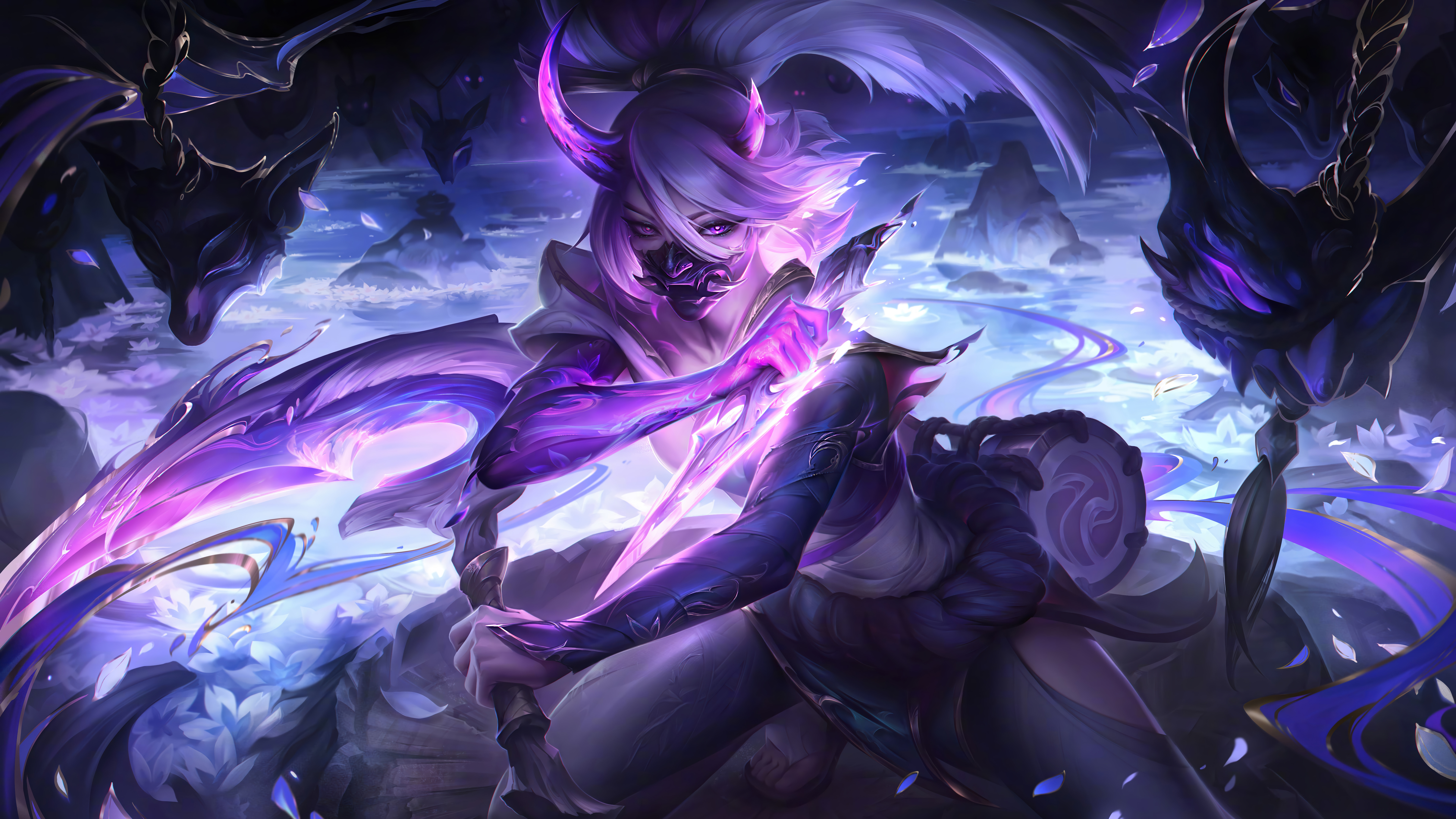 Spirit Blossom Akali 4K HD Wallpaper